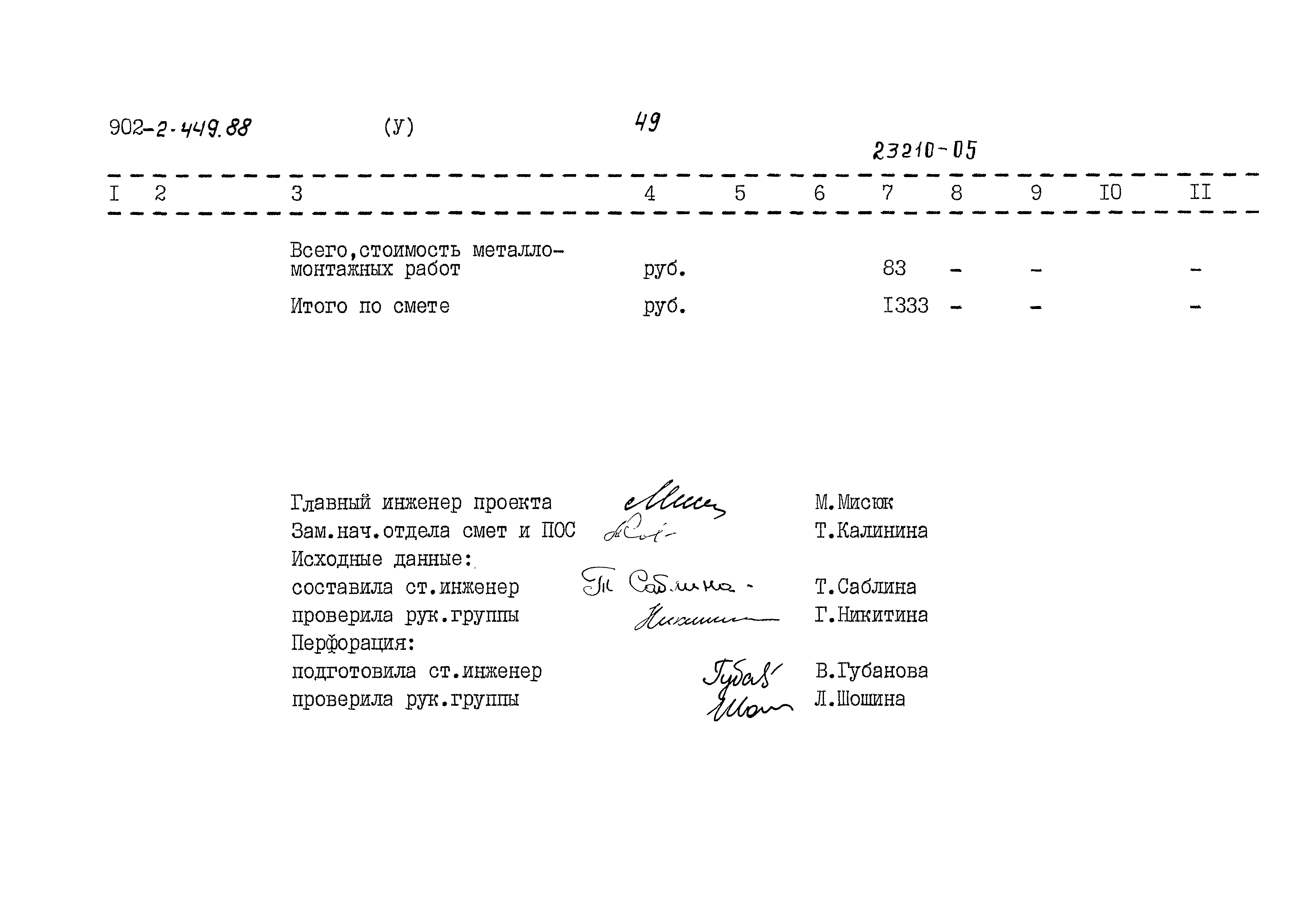 Типовой проект 902-2-449.88