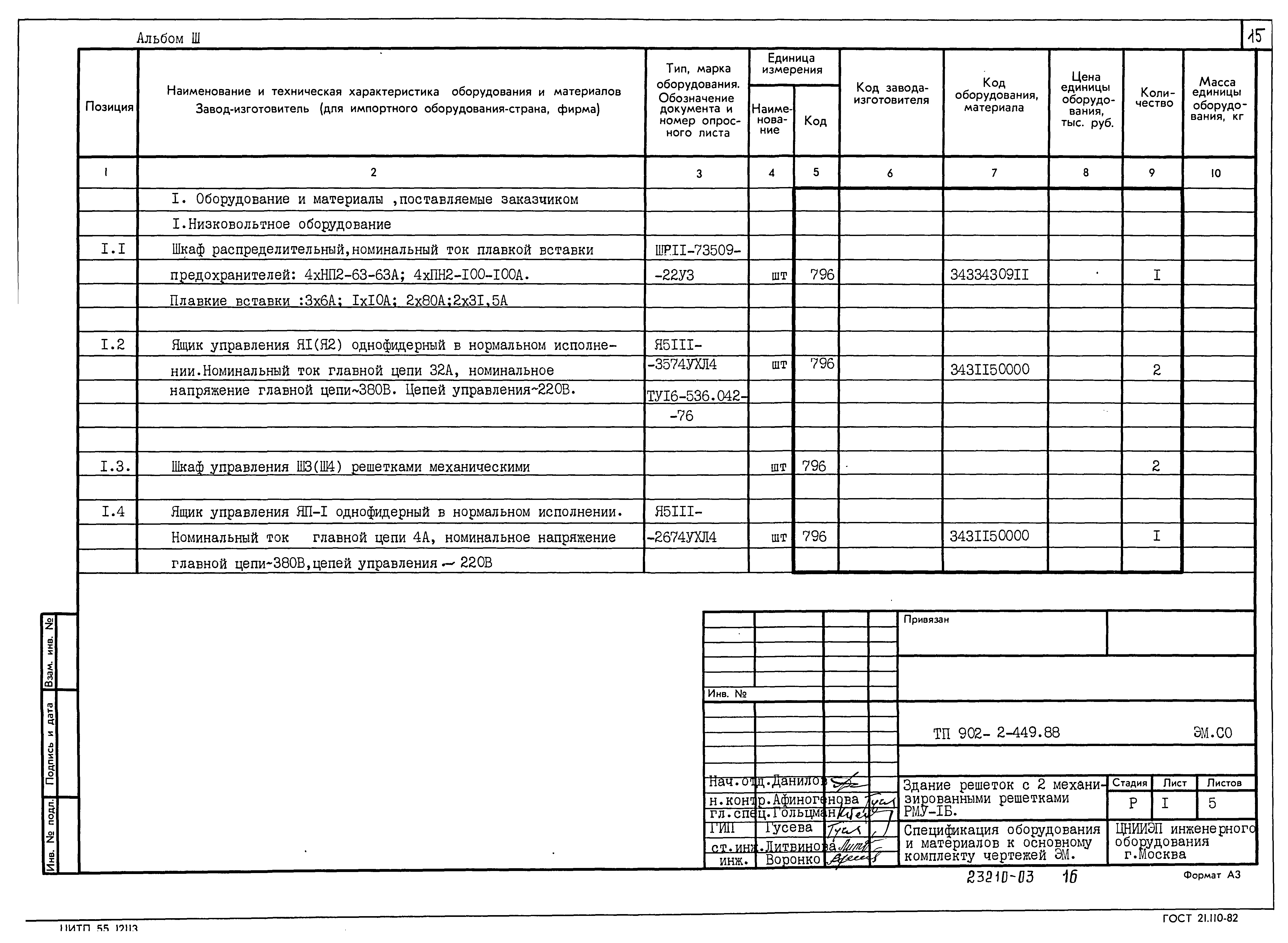 Типовой проект 902-2-449.88