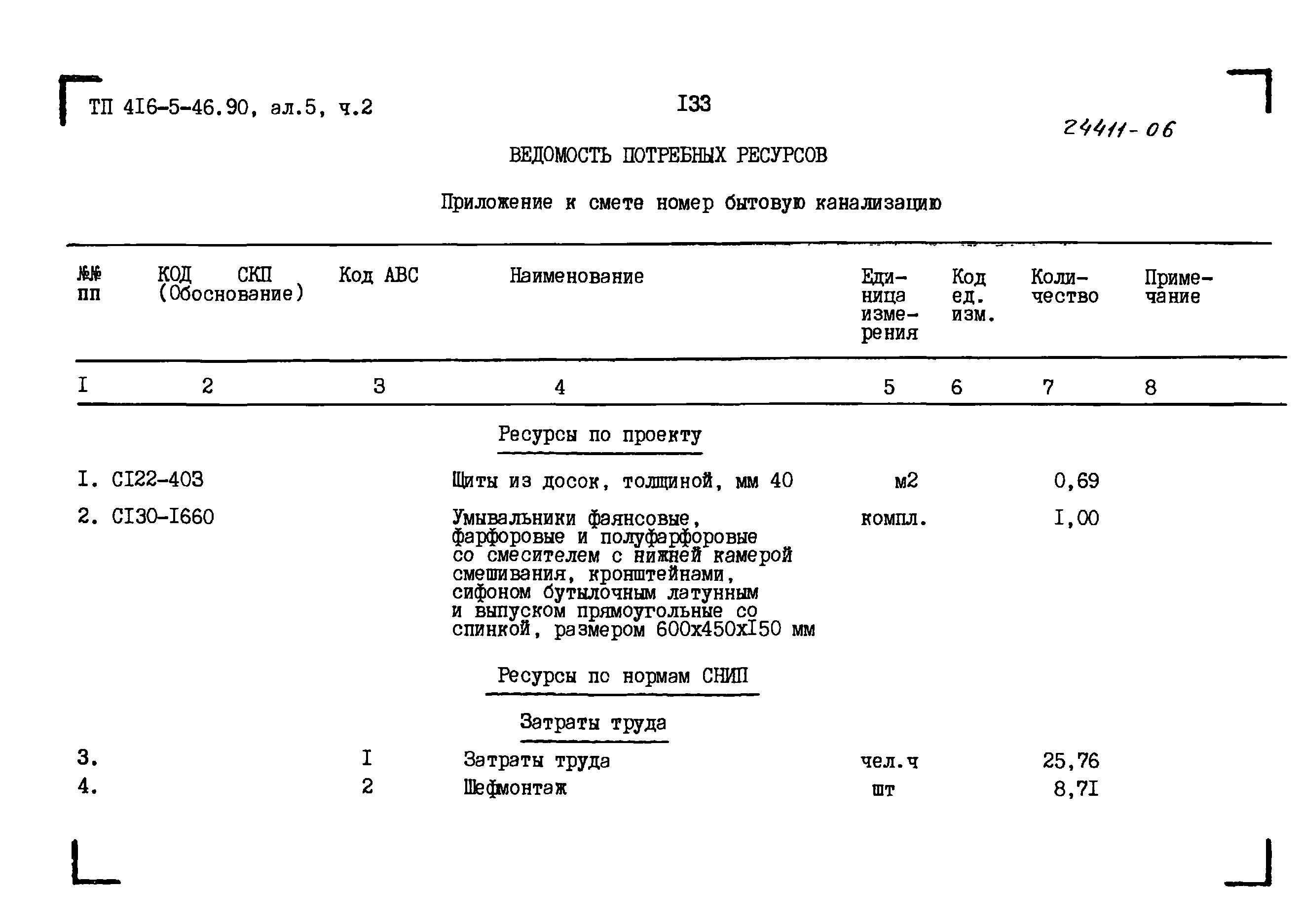 Типовой проект 416-5-45.90