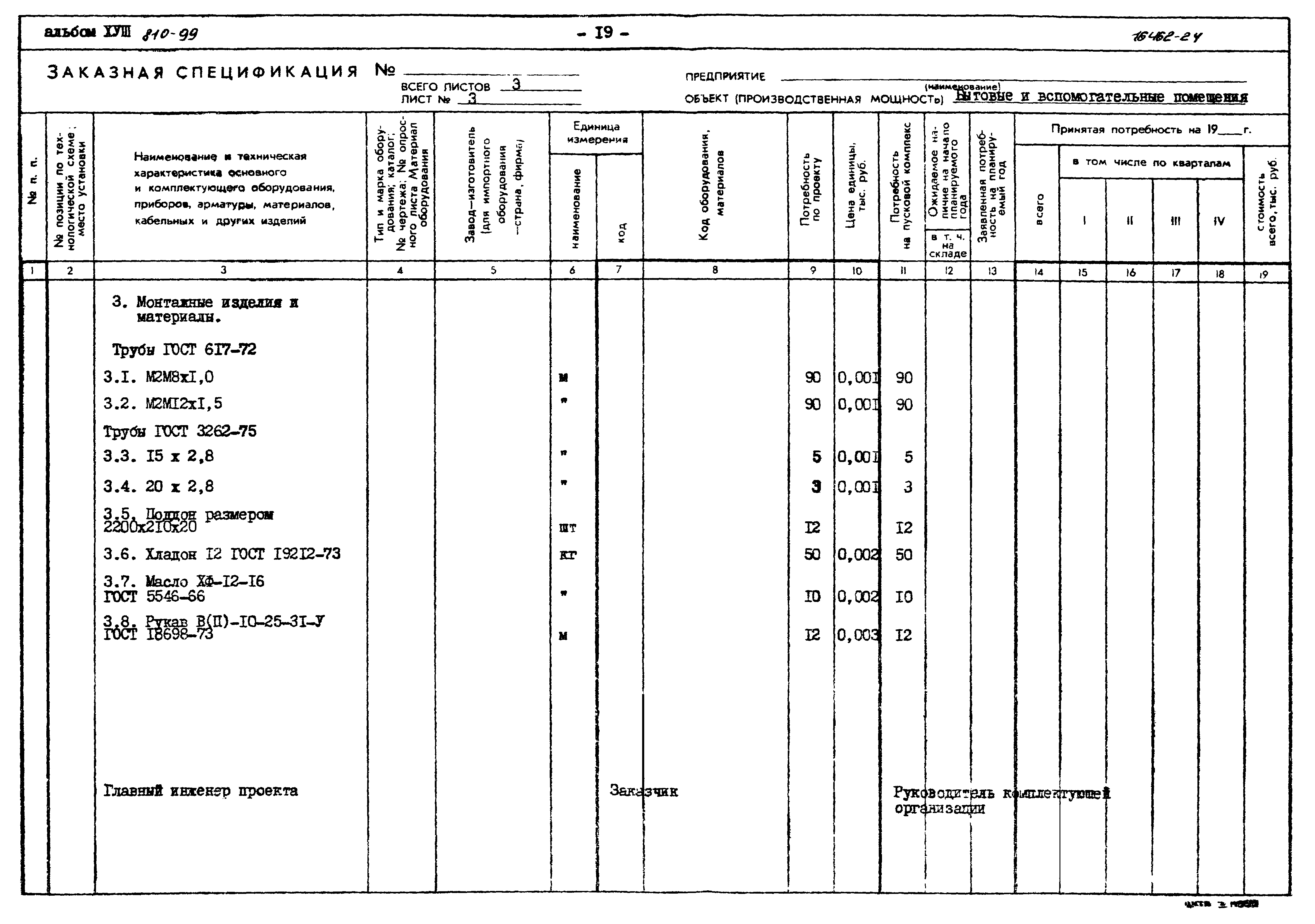 Типовой проект 810-99