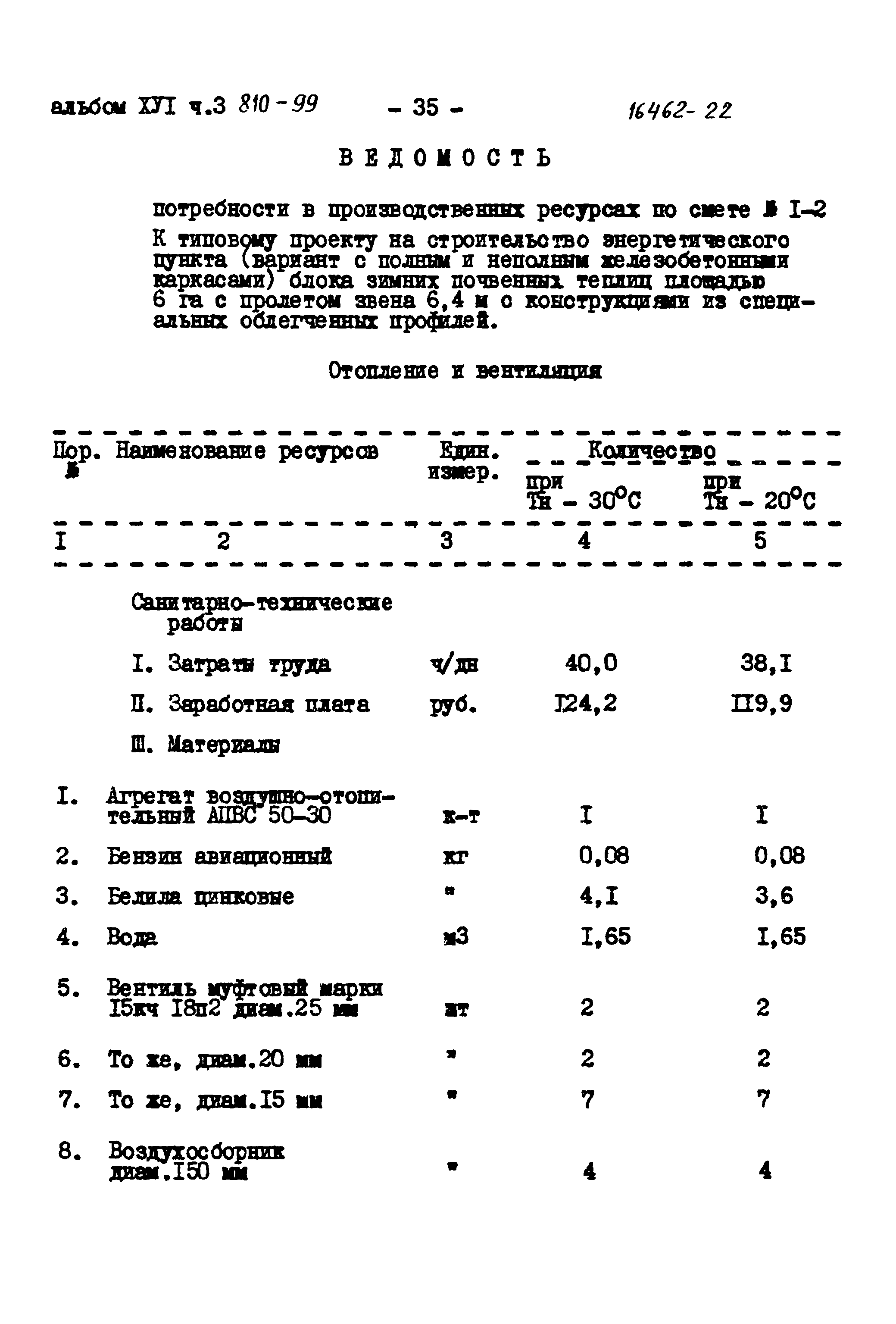 Типовой проект 810-99