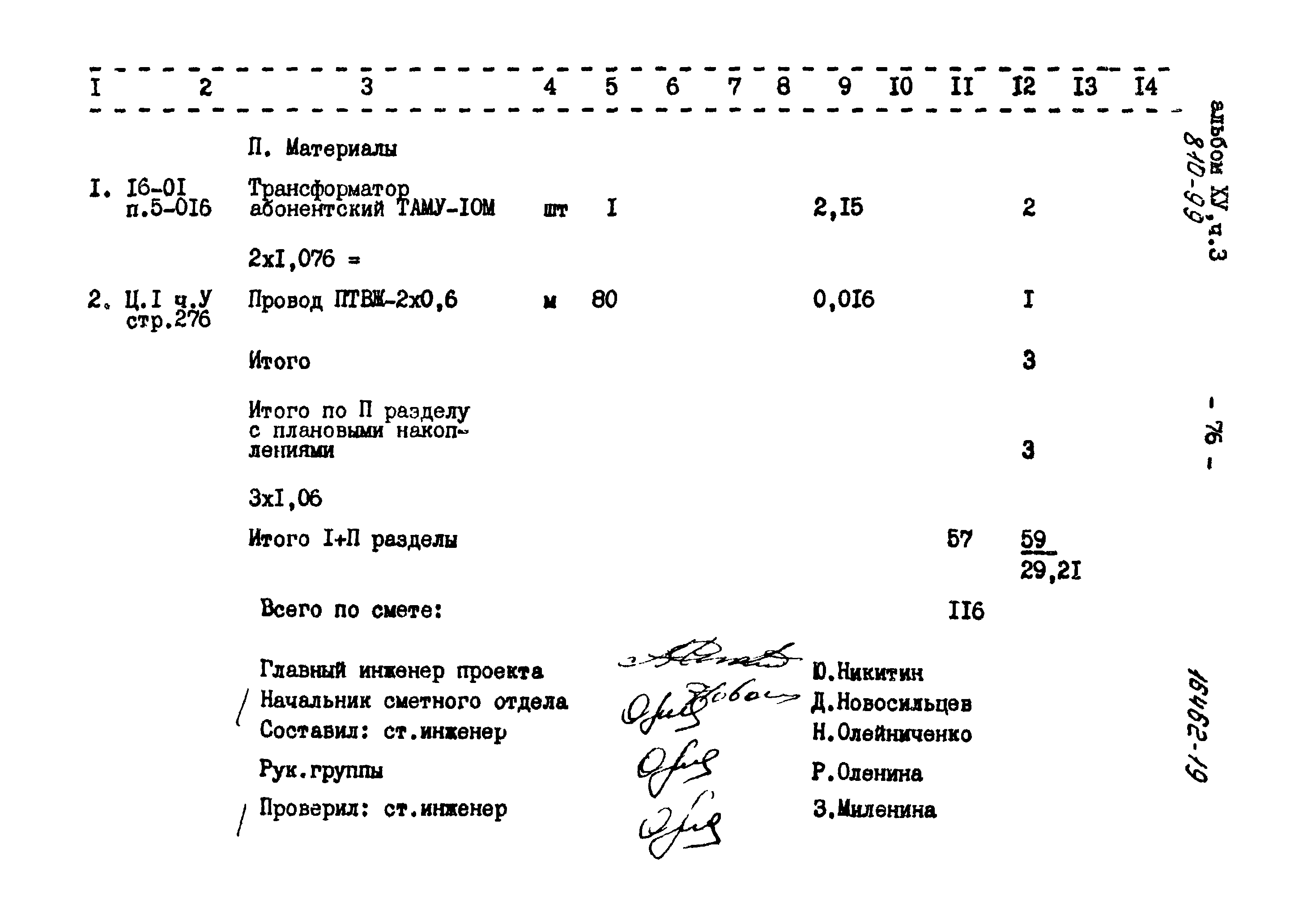 Типовой проект 810-99