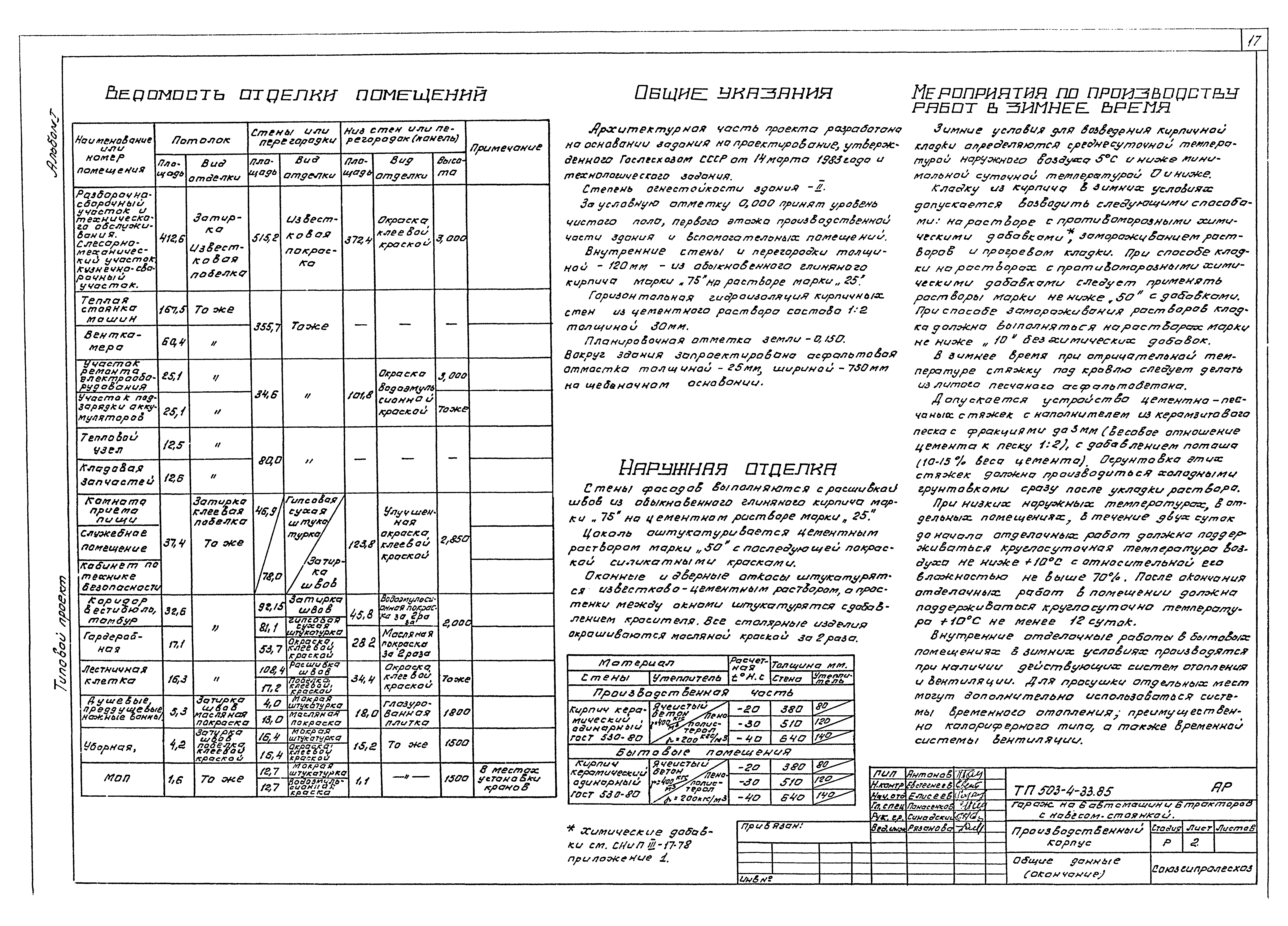 Типовой проект 503-4-33.85
