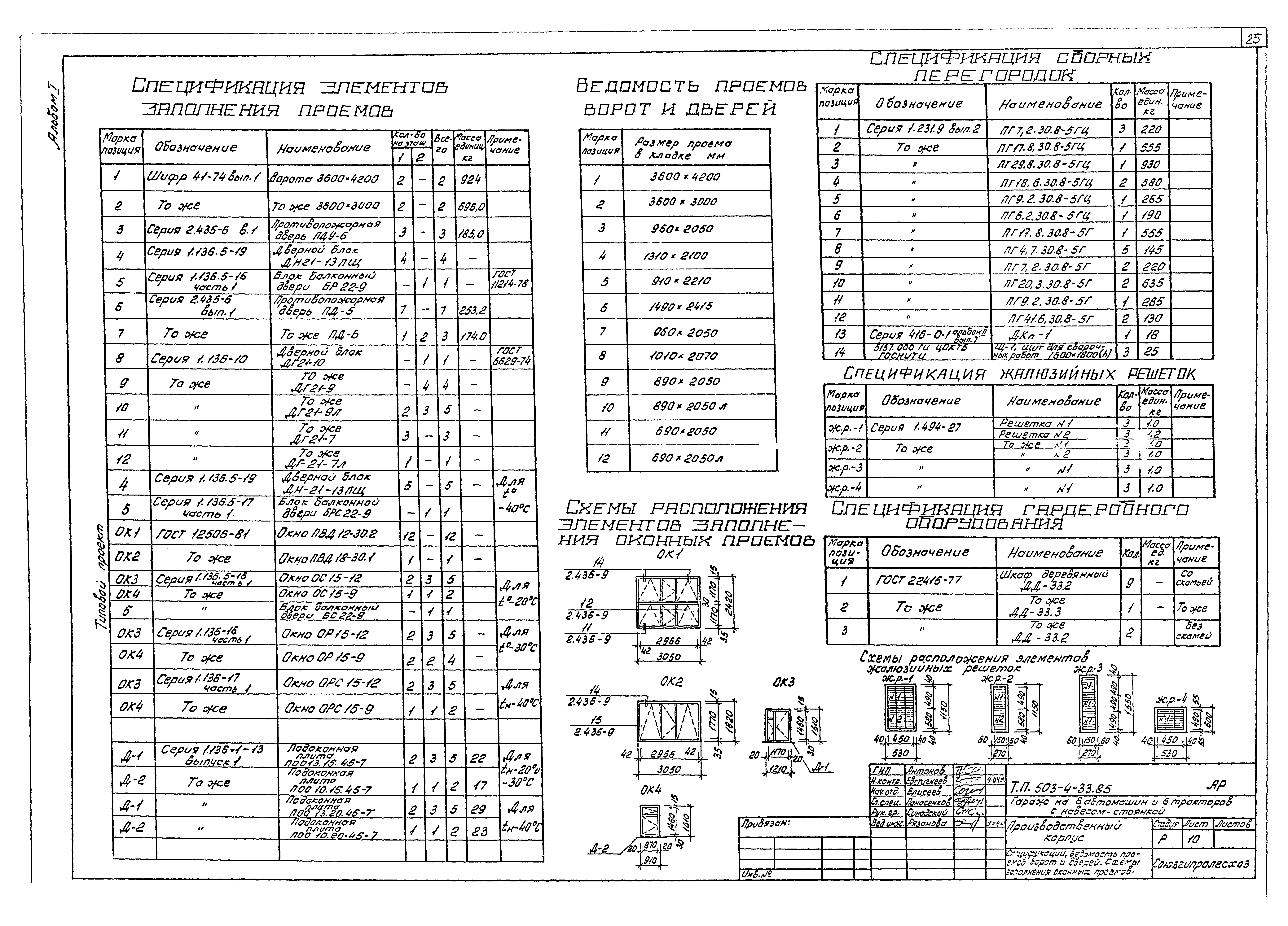 Типовой проект 503-4-33.85