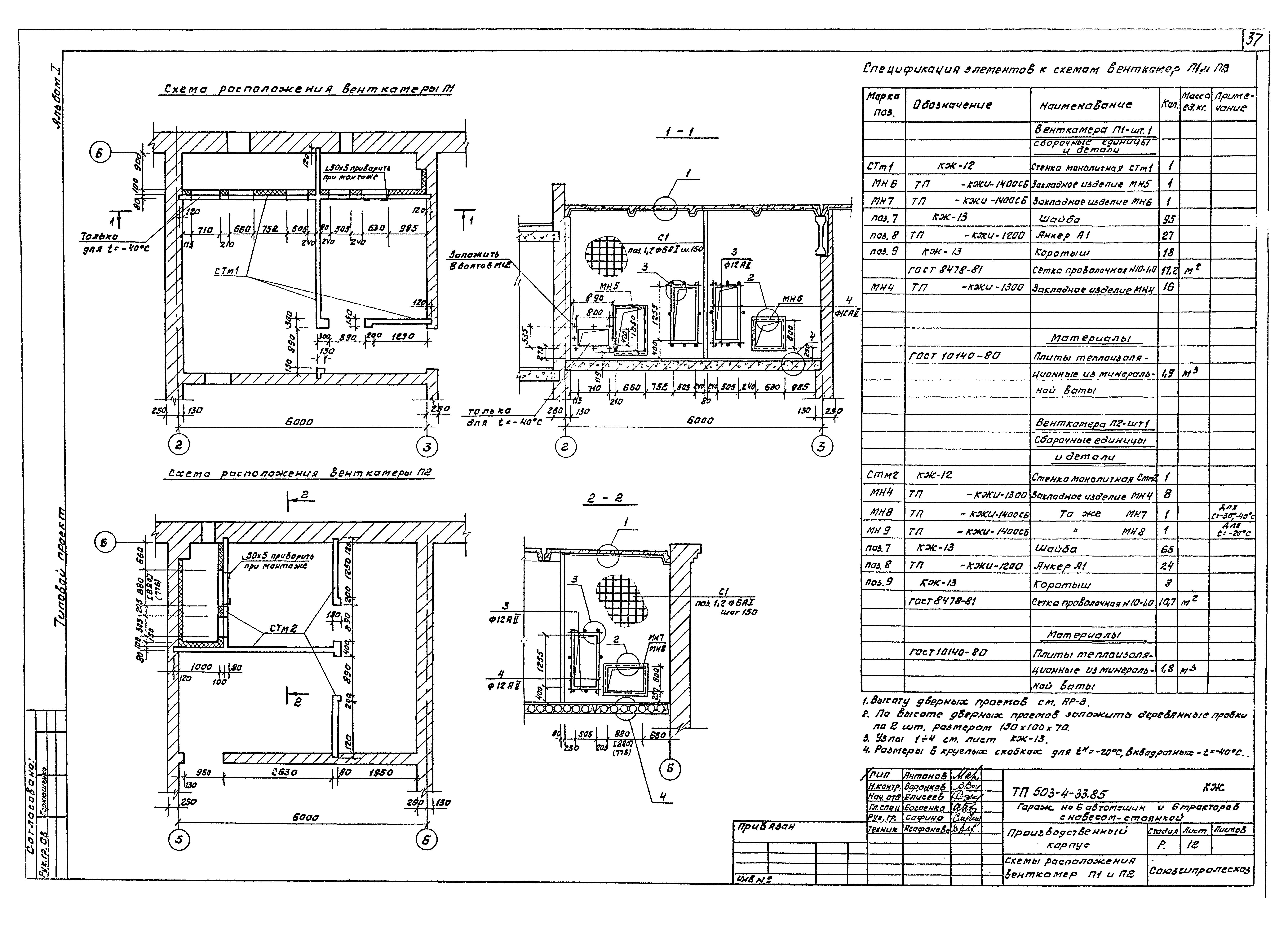 Типовой проект 503-4-33.85