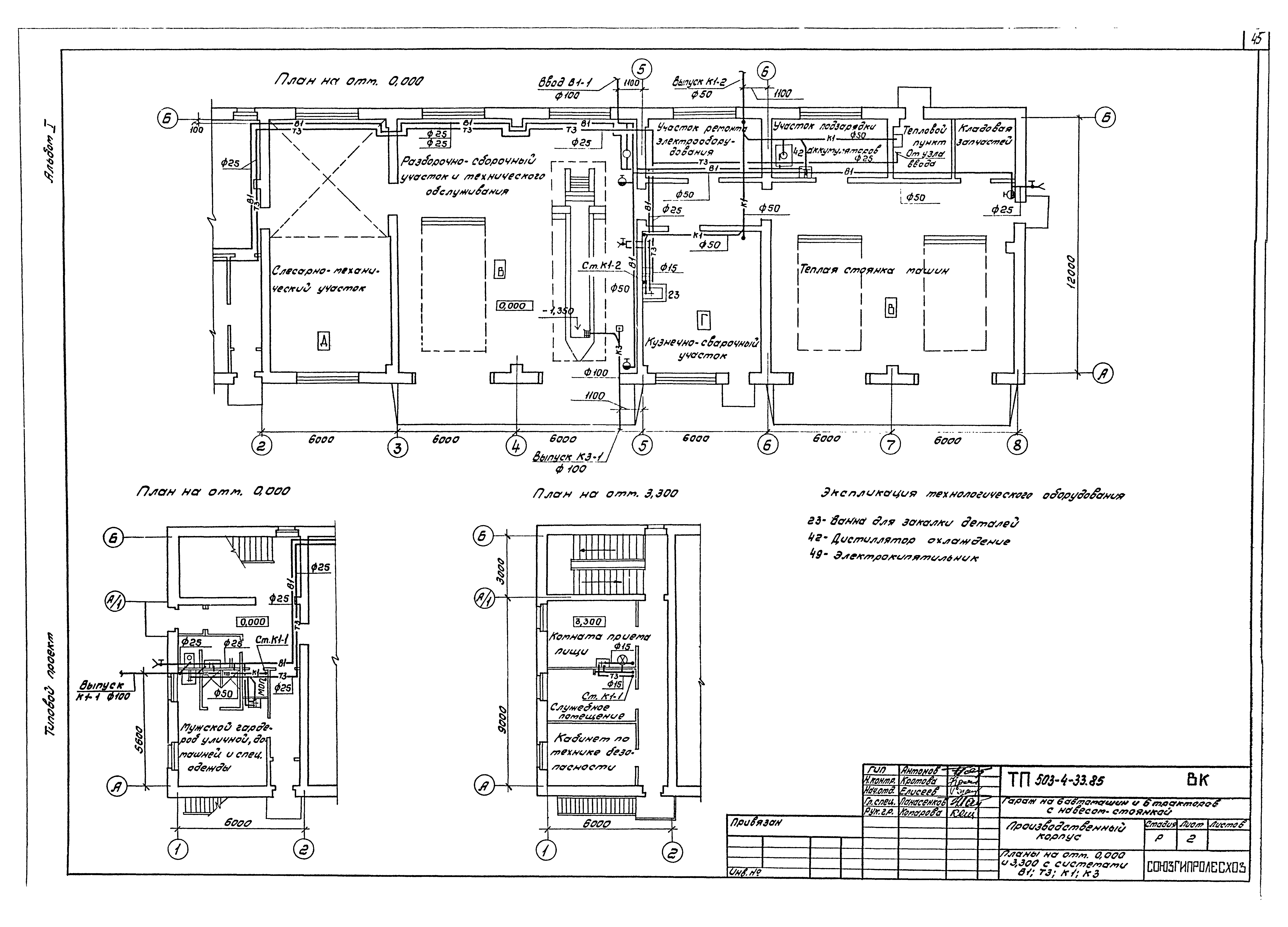 Типовой проект 503-4-33.85