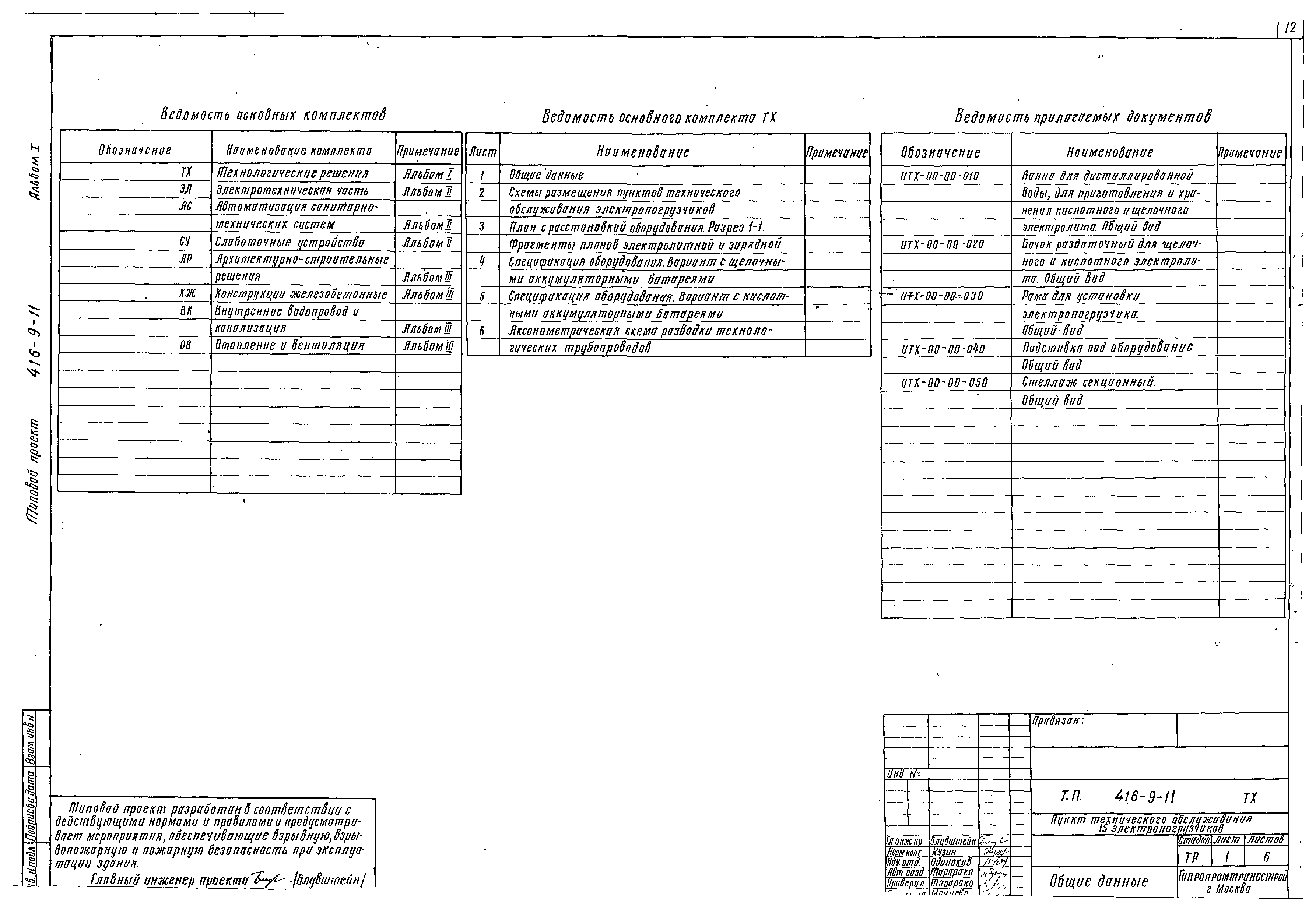 Типовой проект 416-9-11