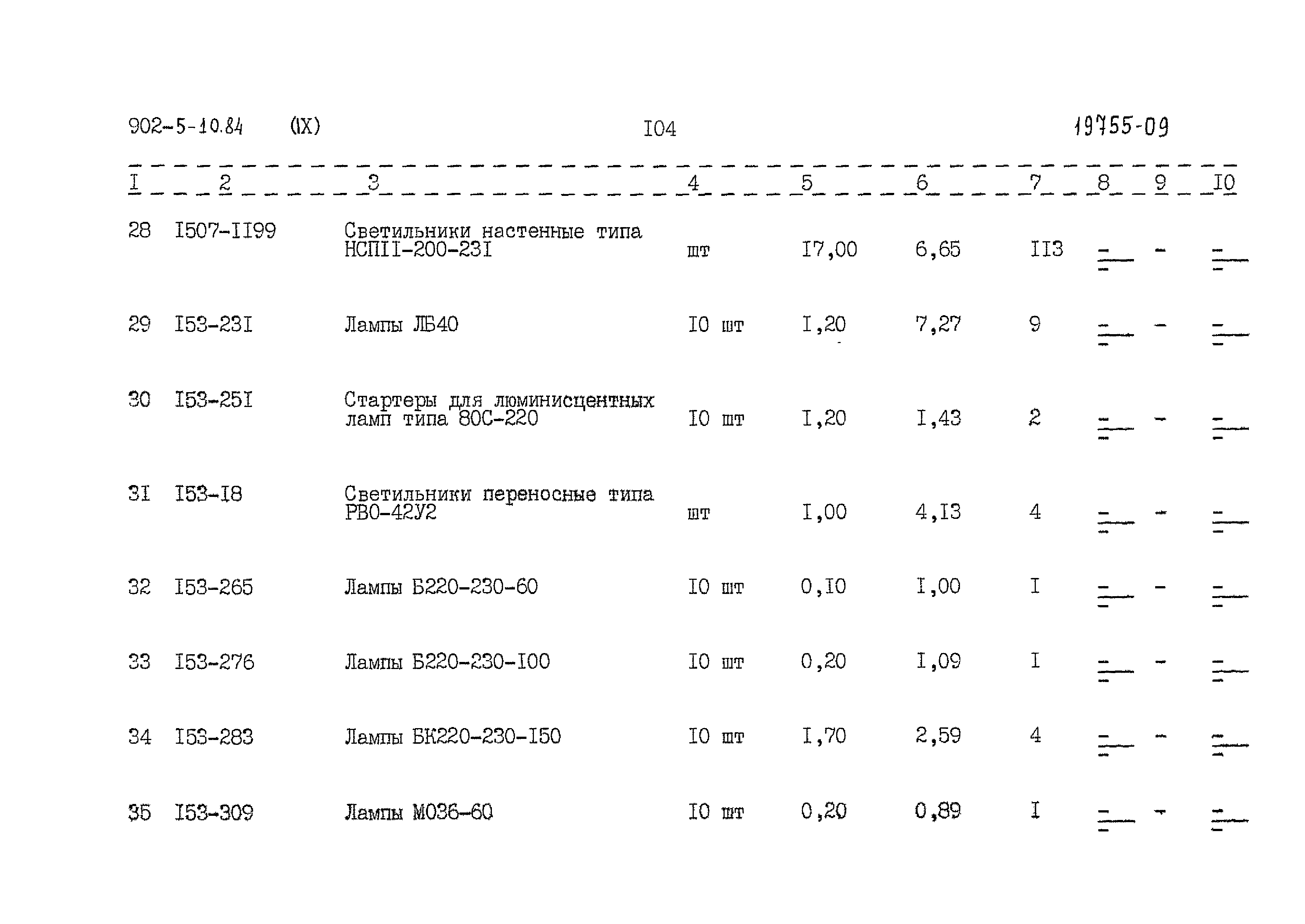 Типовой проект 902-5-10.84