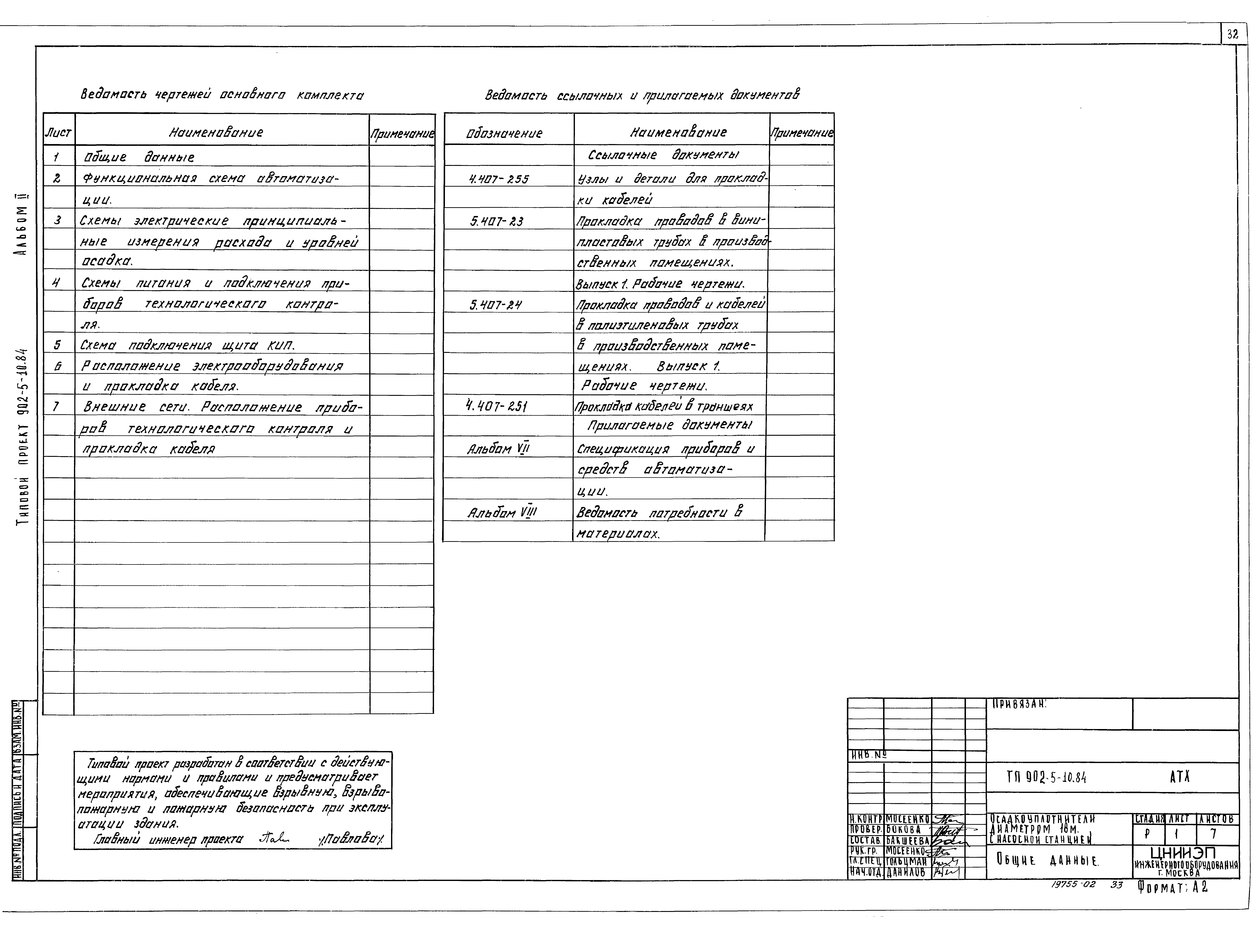 Типовой проект 902-5-10.84