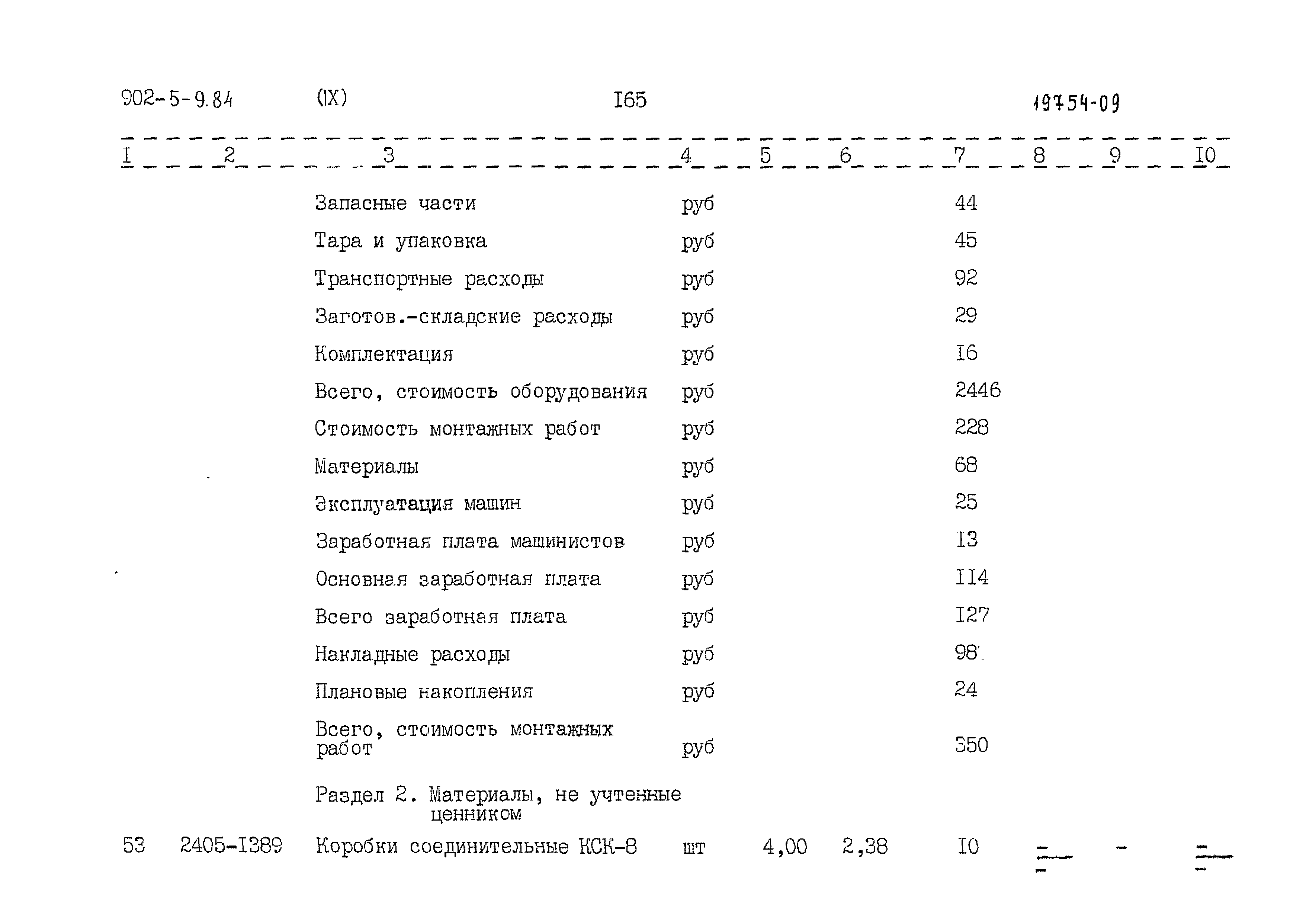 Типовой проект 902-5-9.84