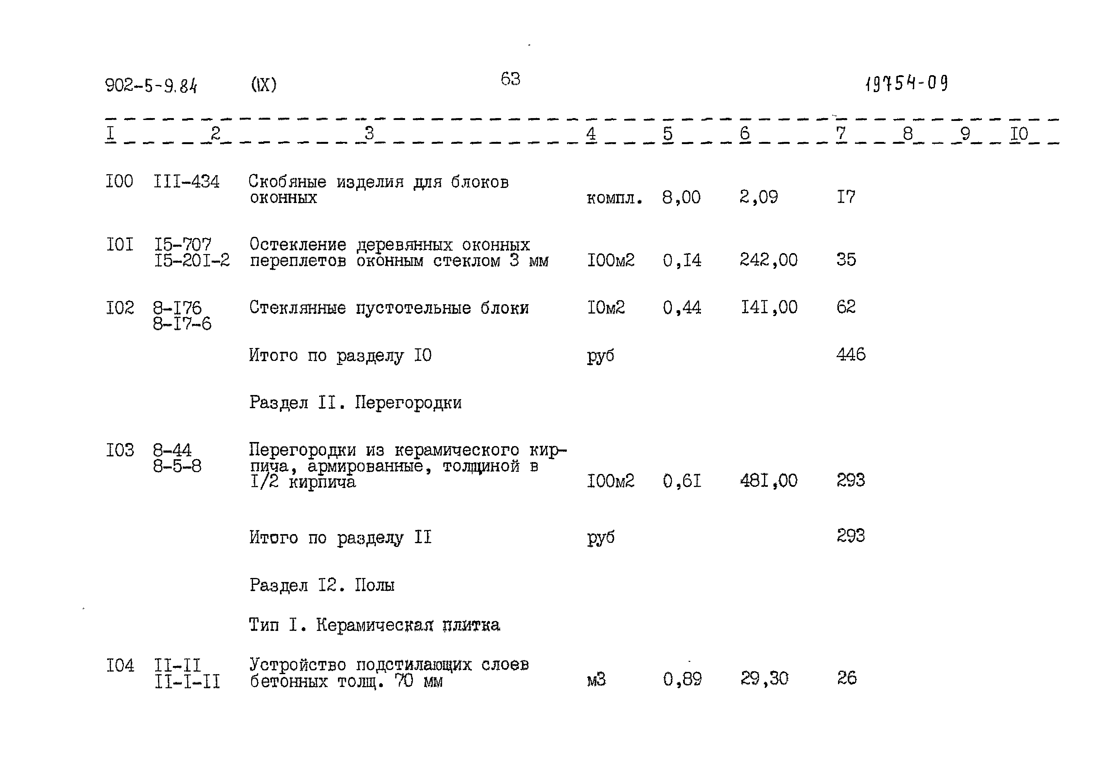 Типовой проект 902-5-9.84