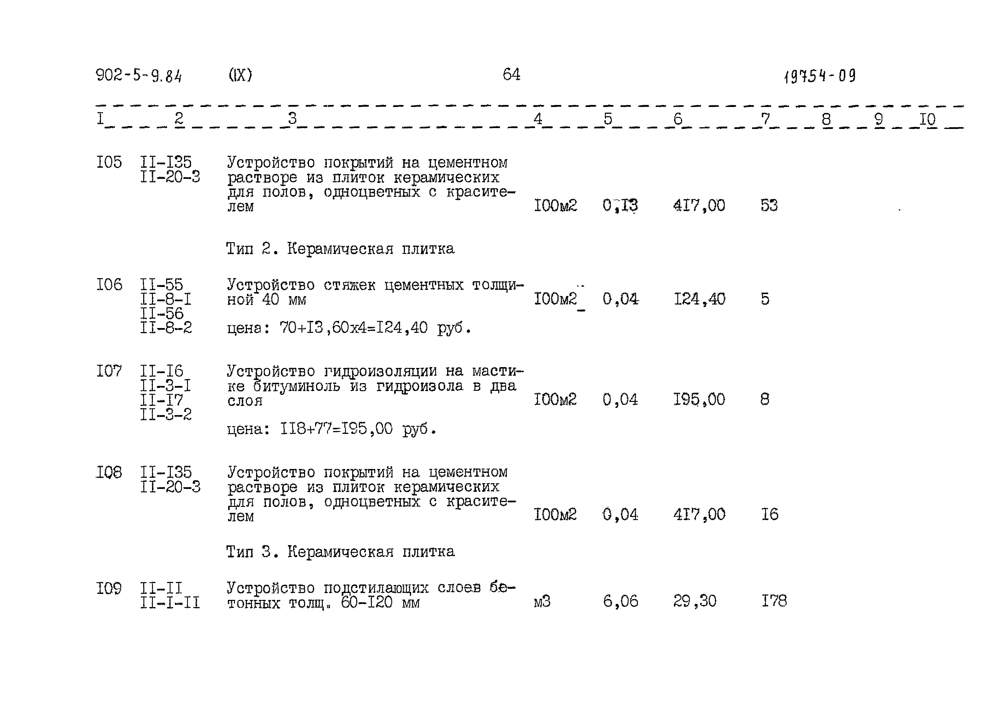 Типовой проект 902-5-9.84