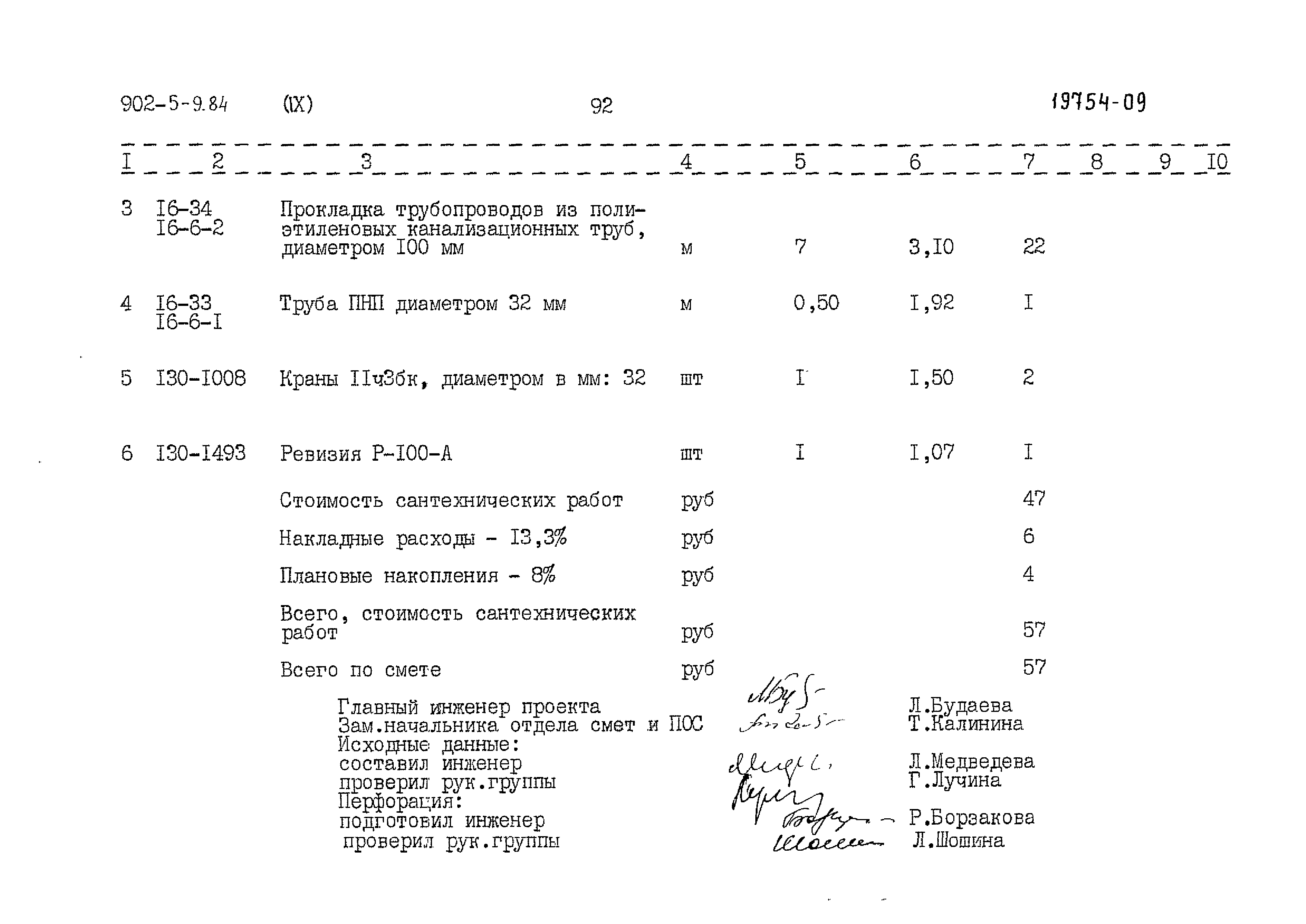 Типовой проект 902-5-9.84