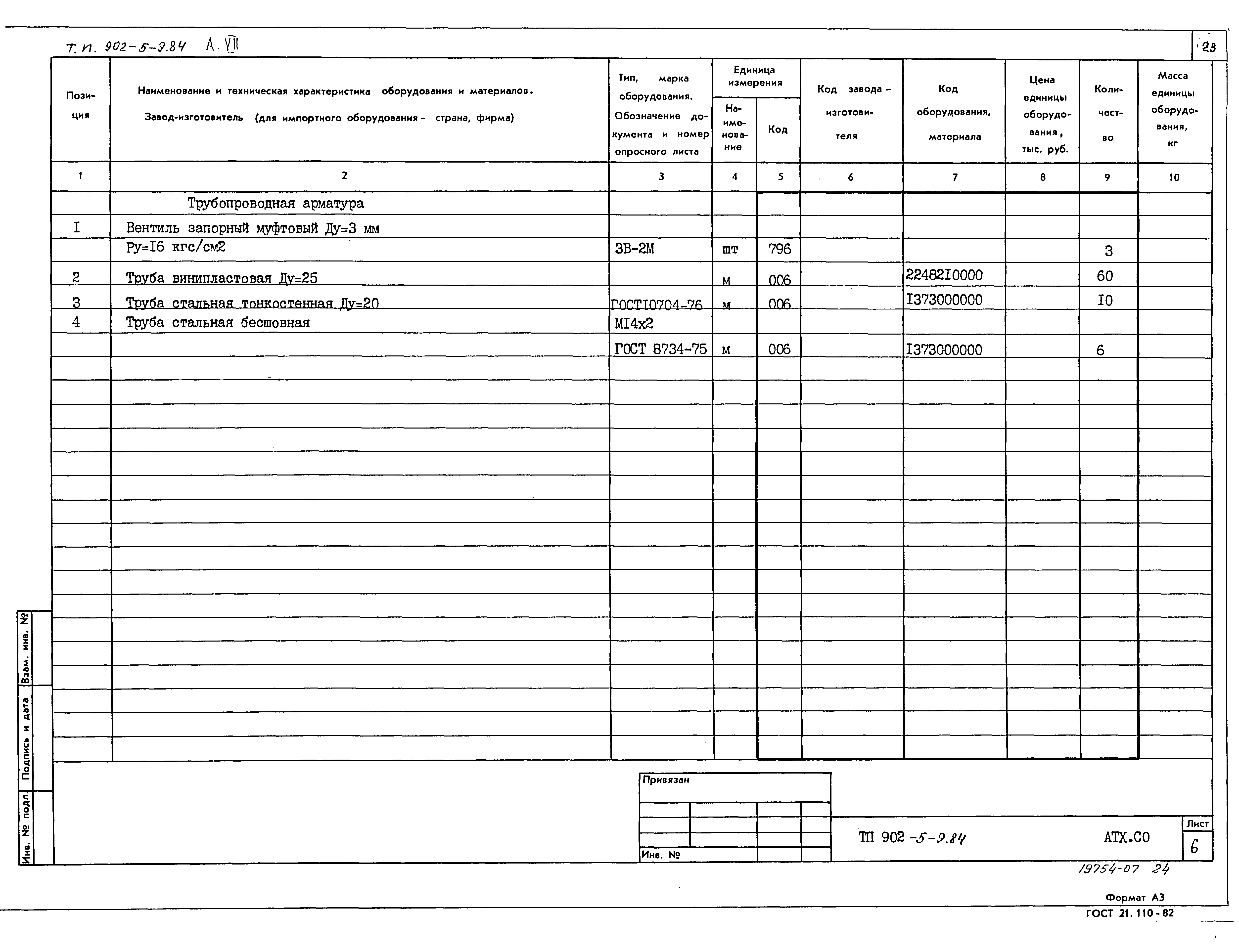 Типовой проект 902-5-9.84