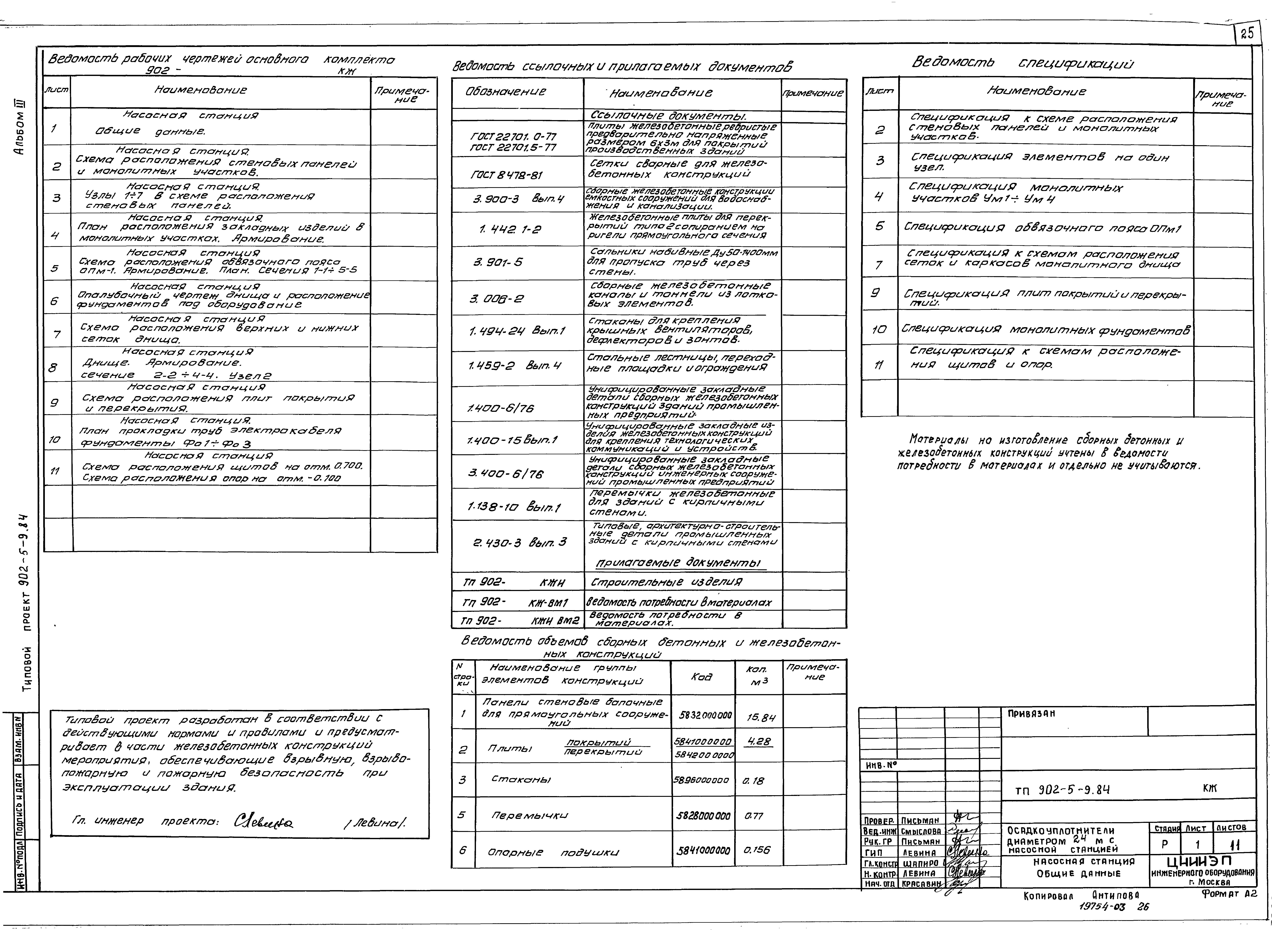 Типовой проект 902-5-9.84
