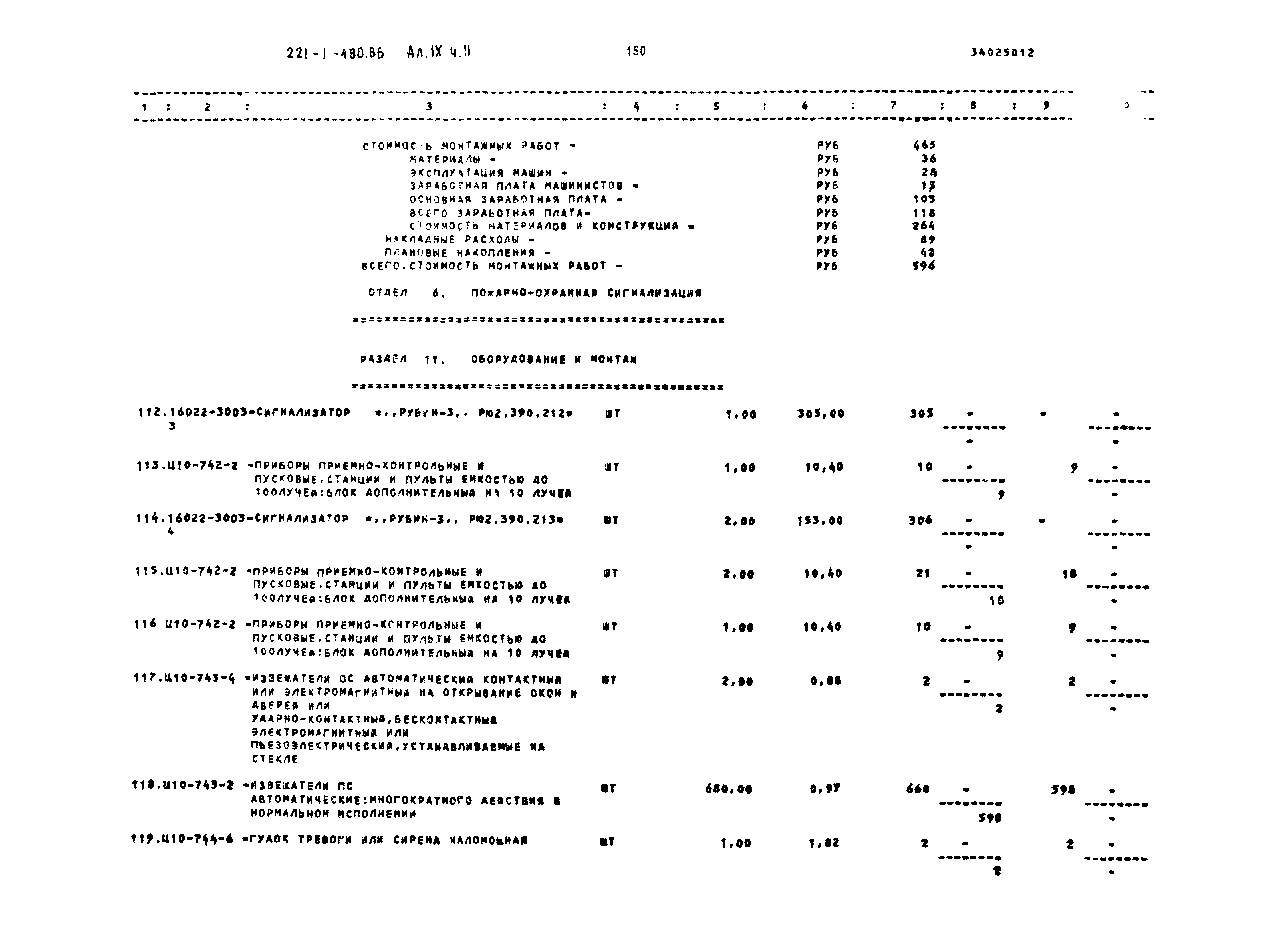 Типовой проект 221-1-480.86