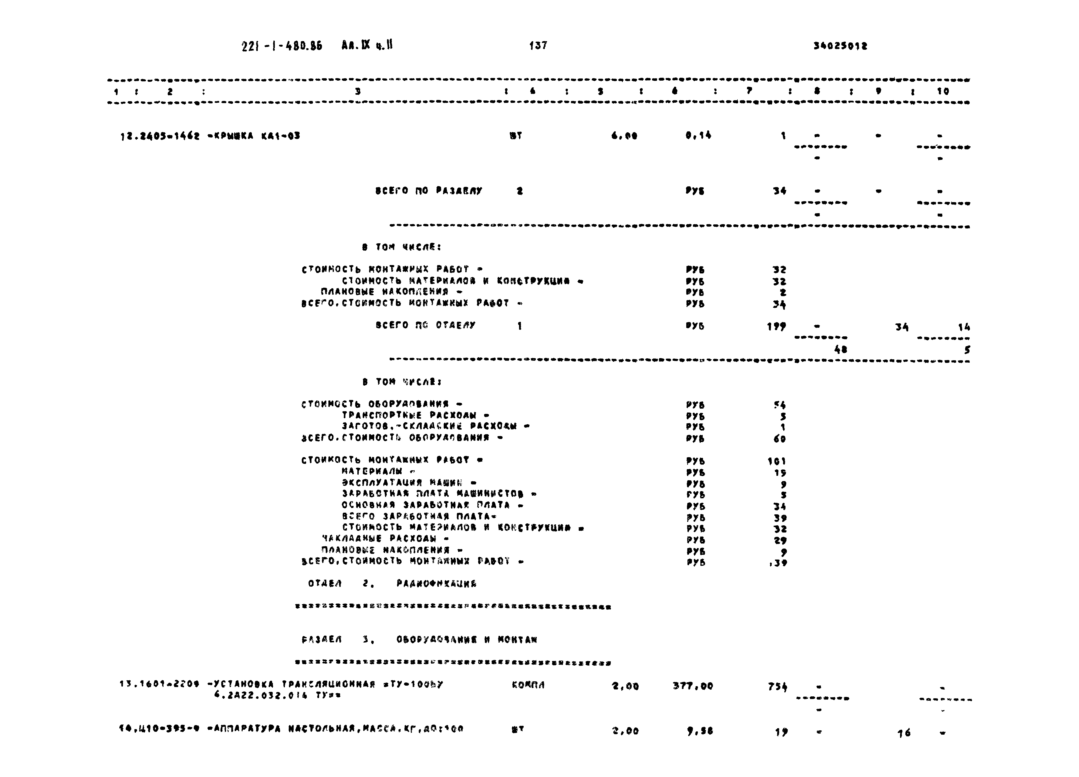 Типовой проект 221-1-480.86