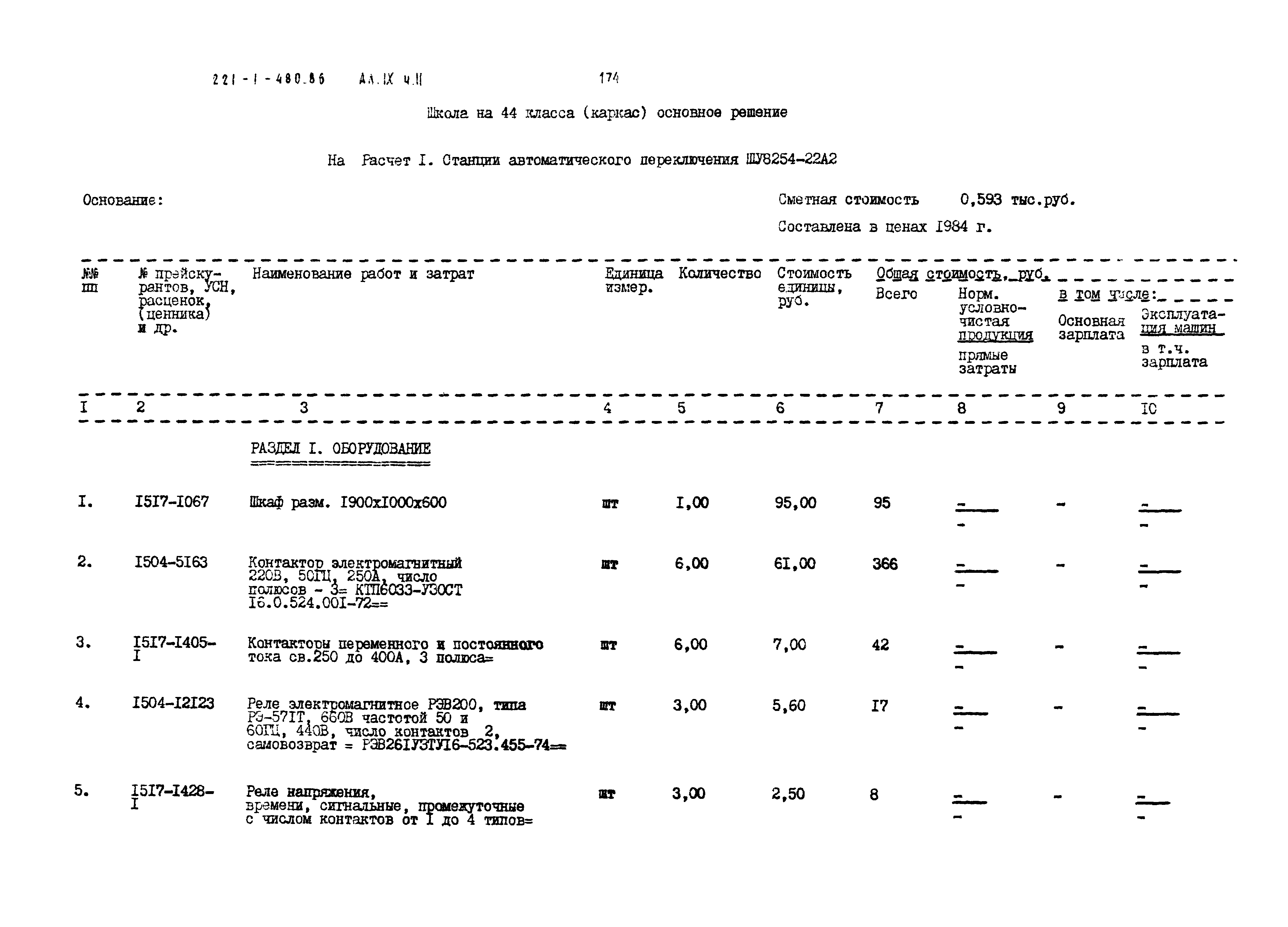 Типовой проект 221-1-480.86