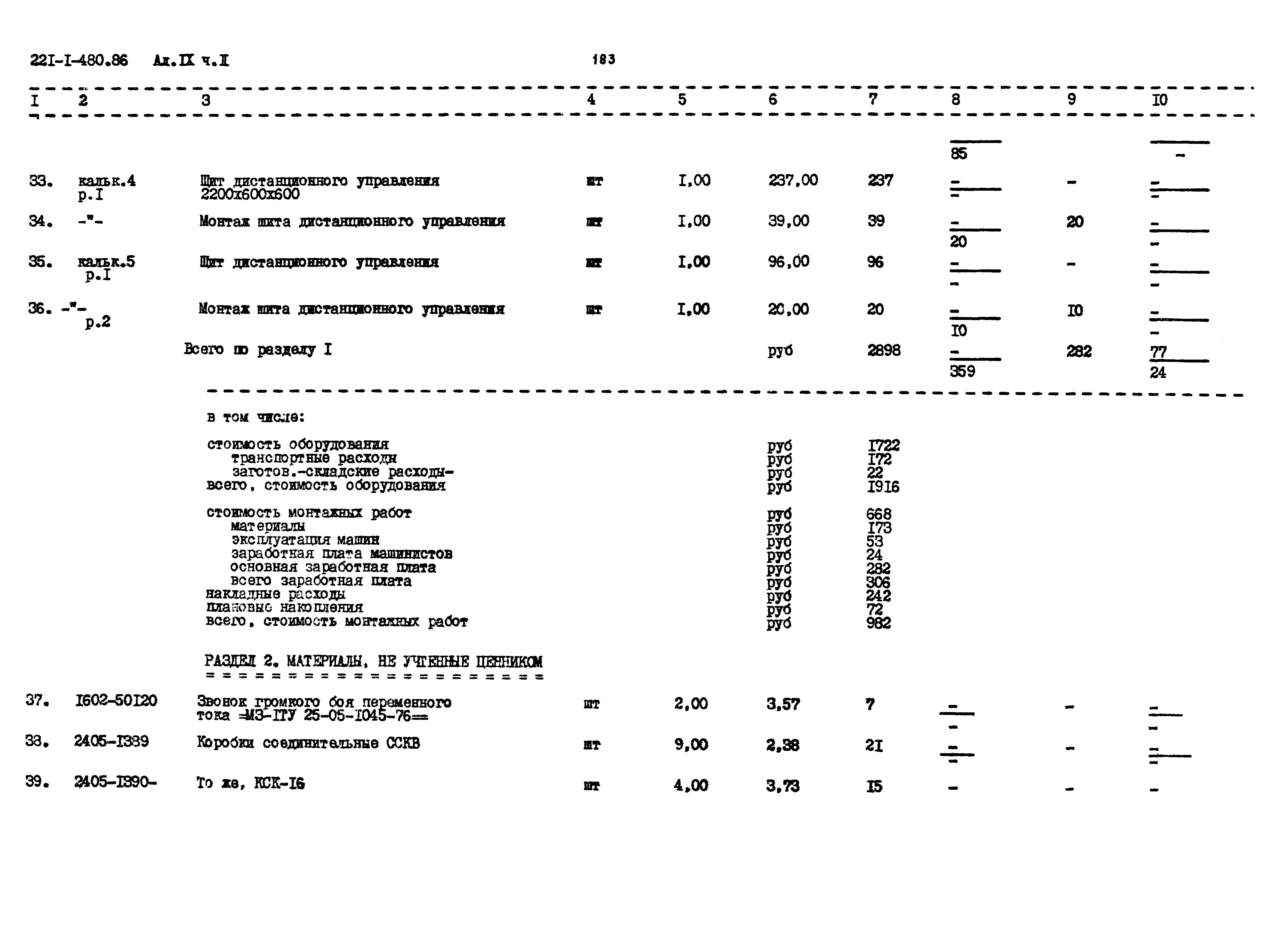 Типовой проект 221-1-480.86