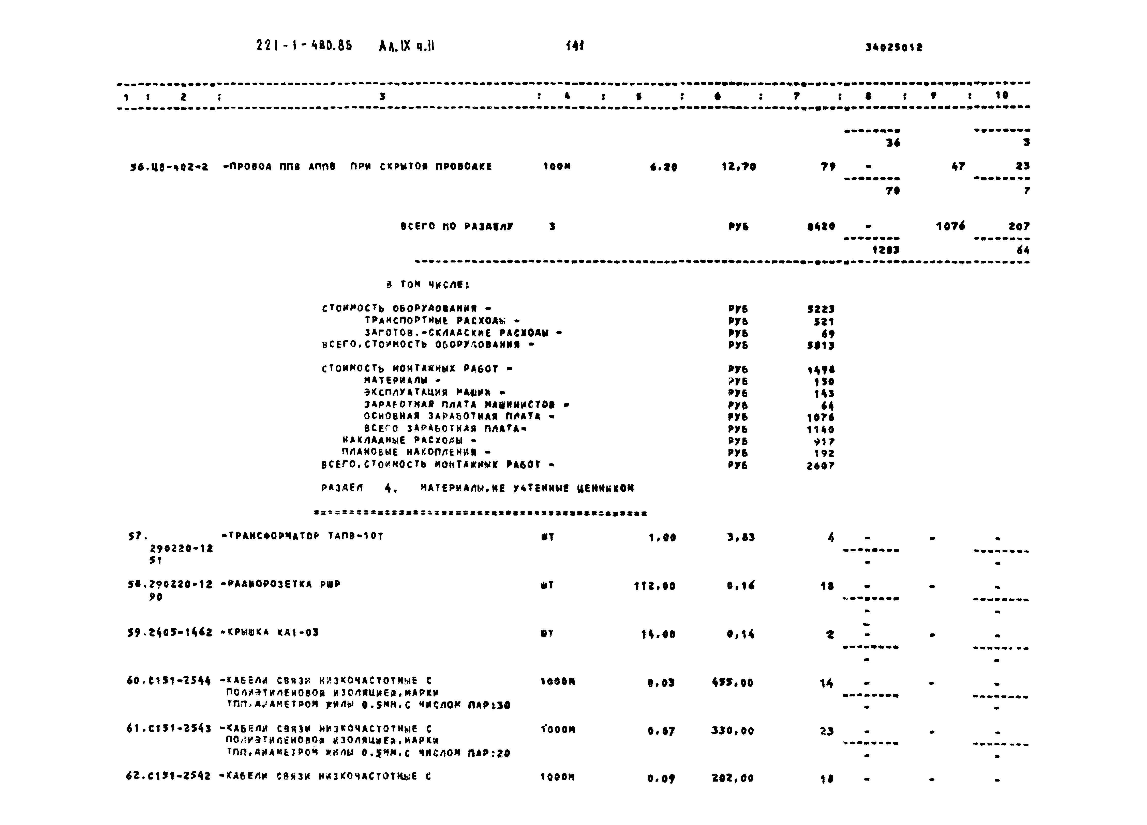 Типовой проект 221-1-480.86