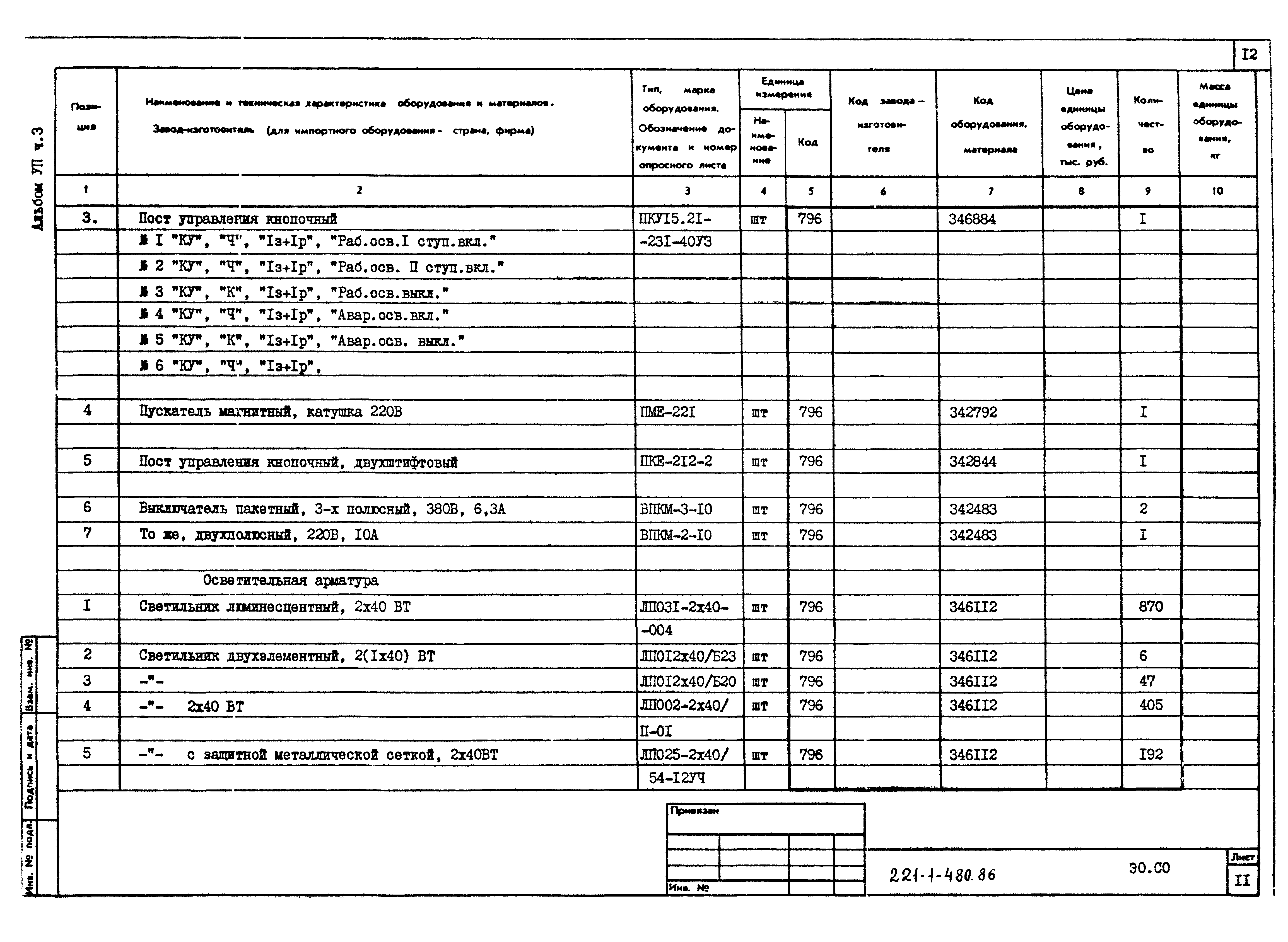 Типовой проект 221-1-480.86