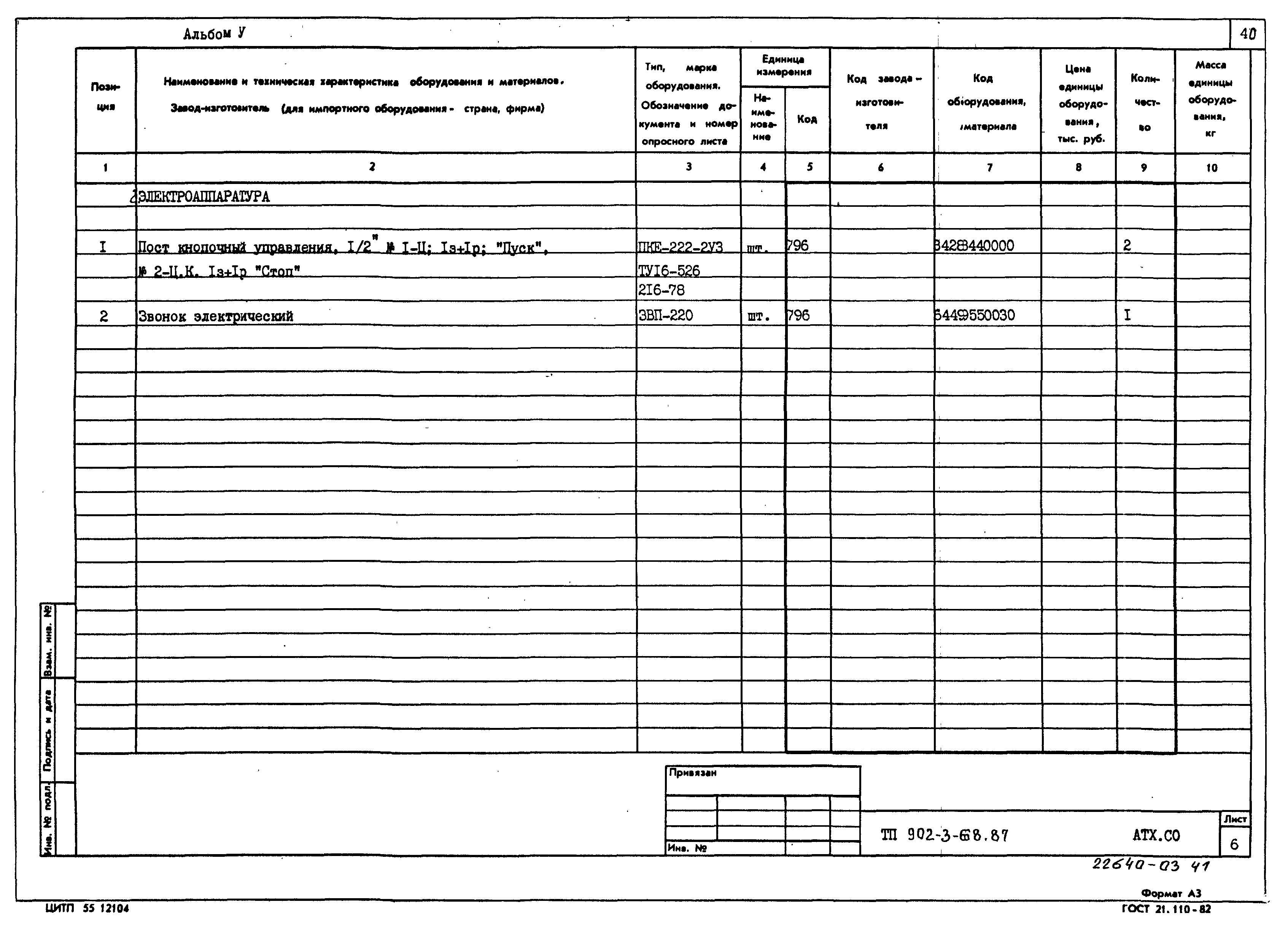 Типовой проект 902-3-68.87