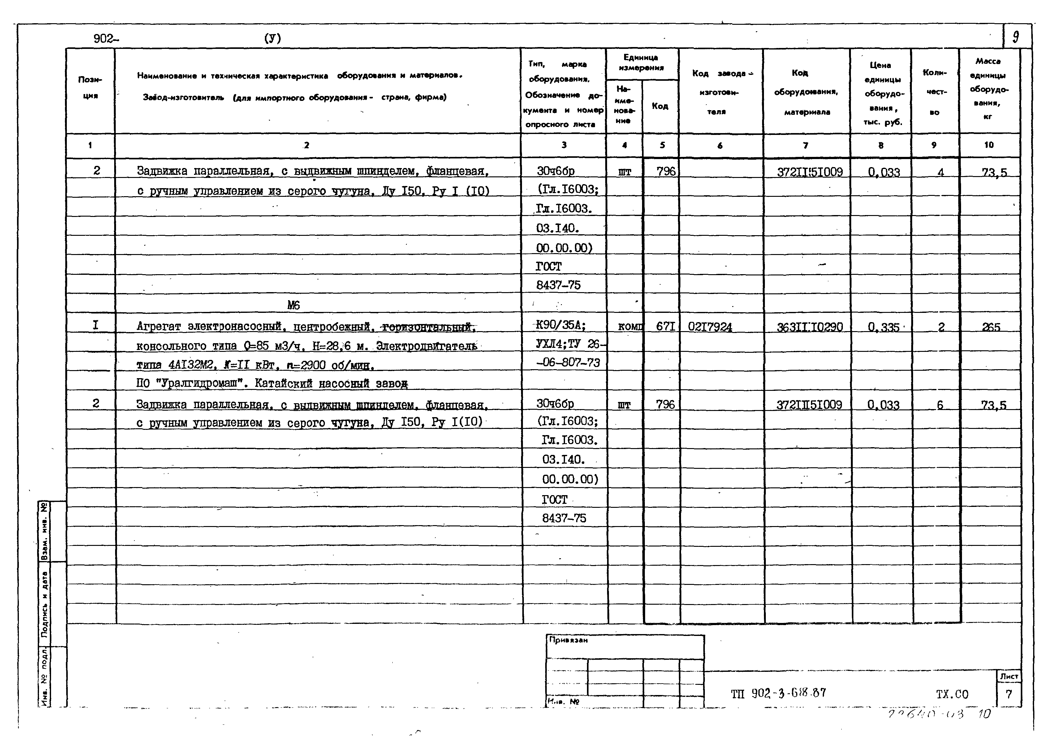 Типовой проект 902-3-68.87