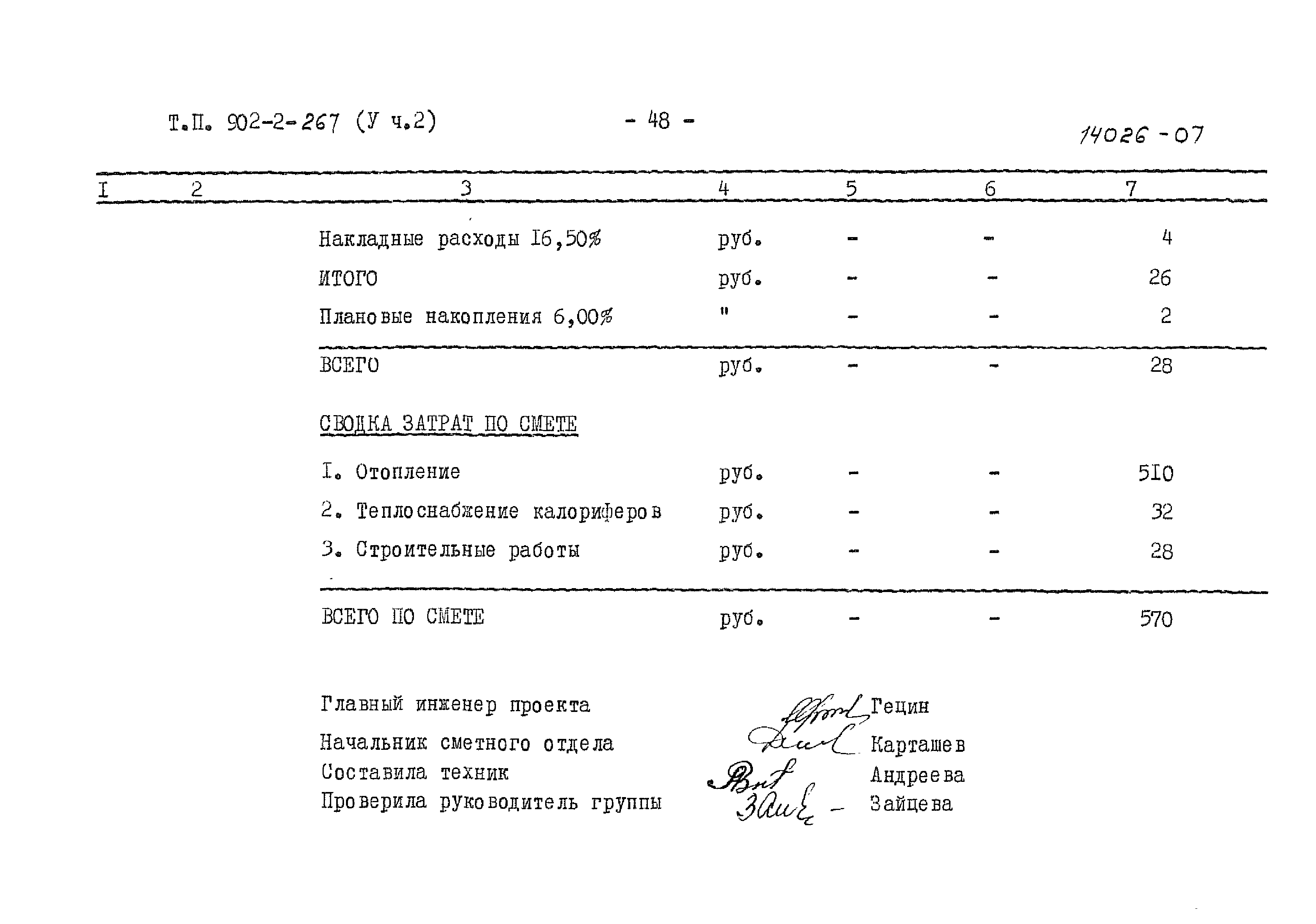 Типовой проект 902-2-267