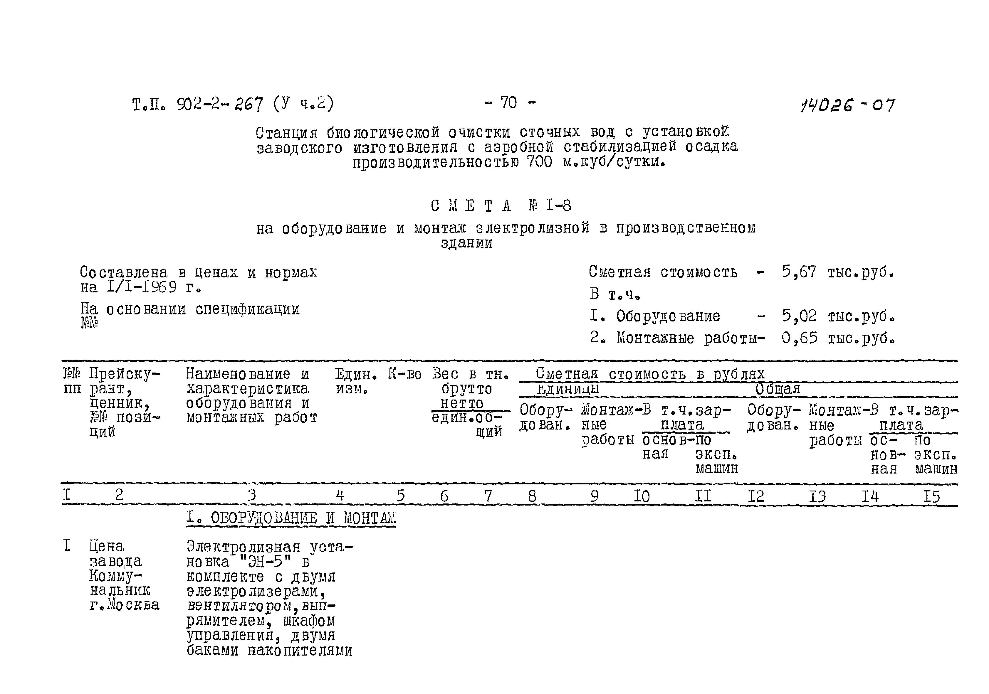 Типовой проект 902-2-267
