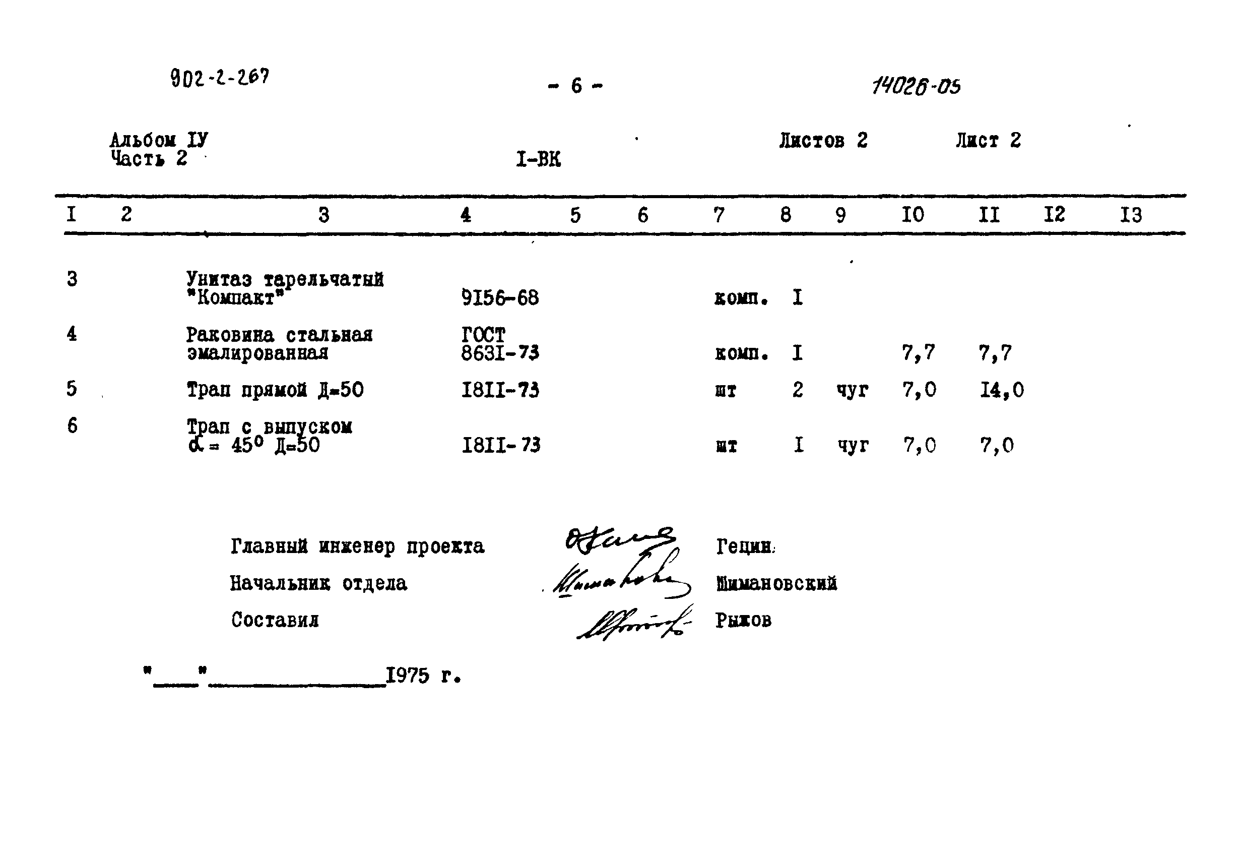 Типовой проект 902-2-267