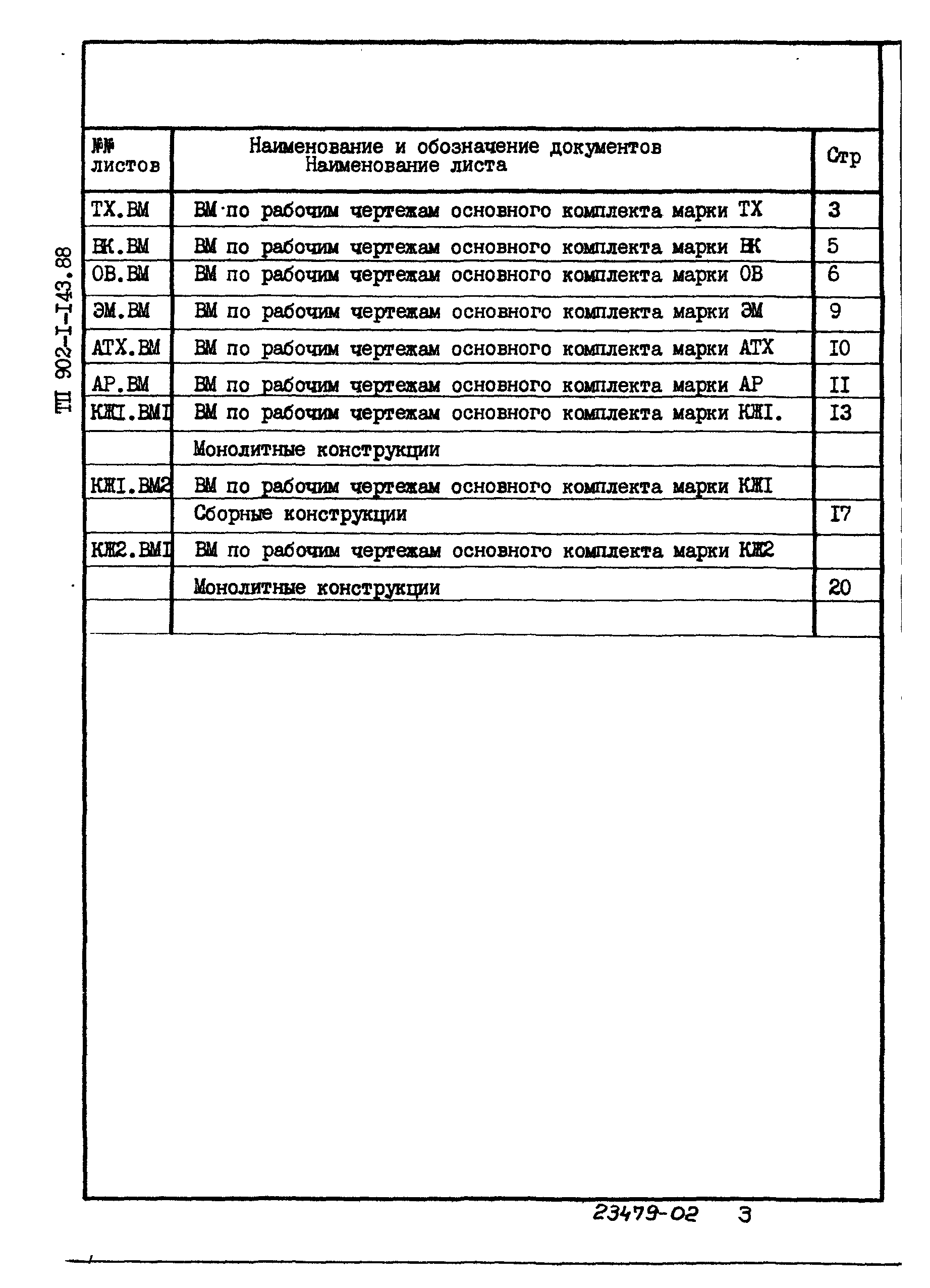 Типовой проект 902-1-143.88