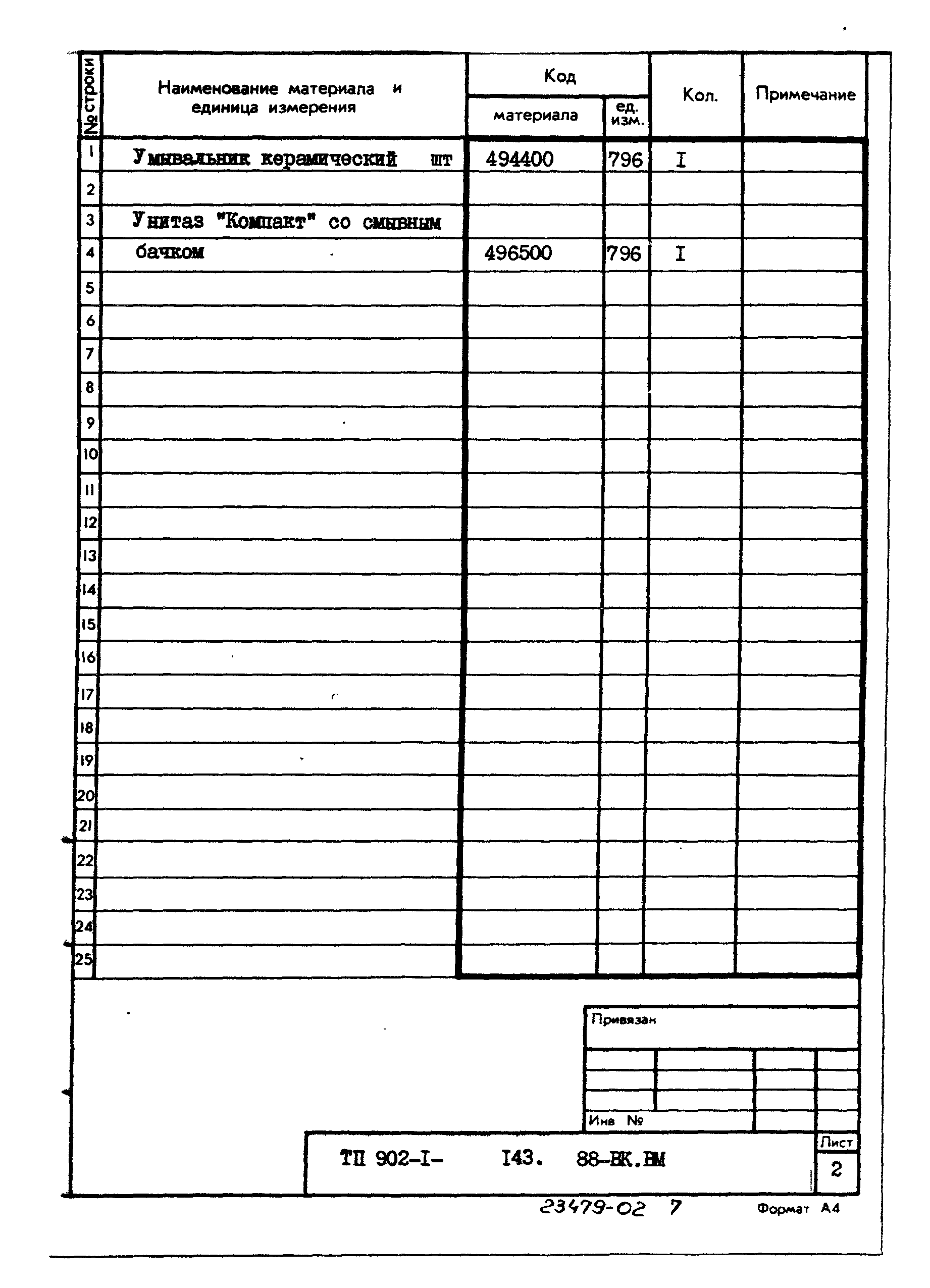 Типовой проект 902-1-143.88