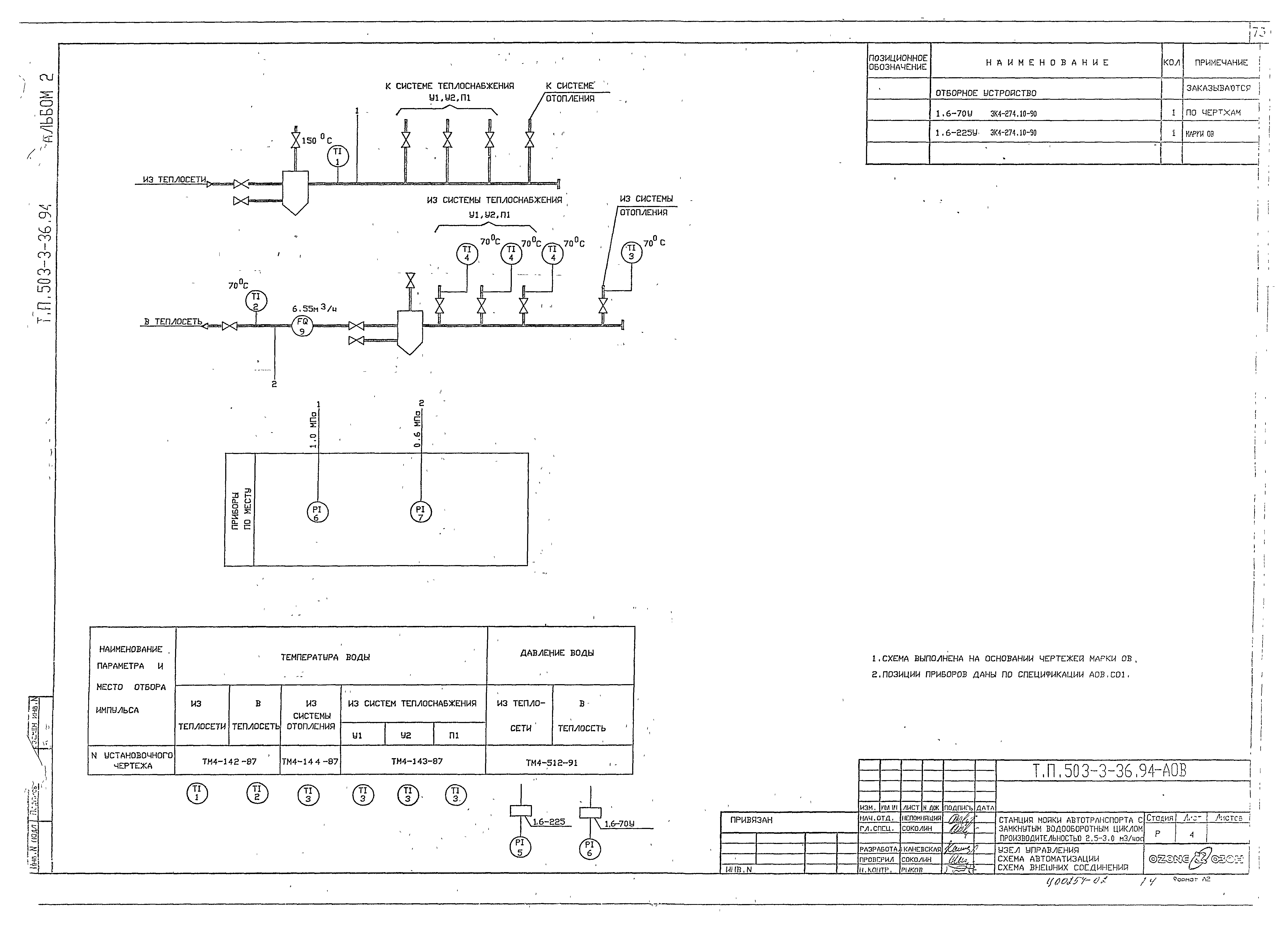 Типовой проект 503-3-36.94