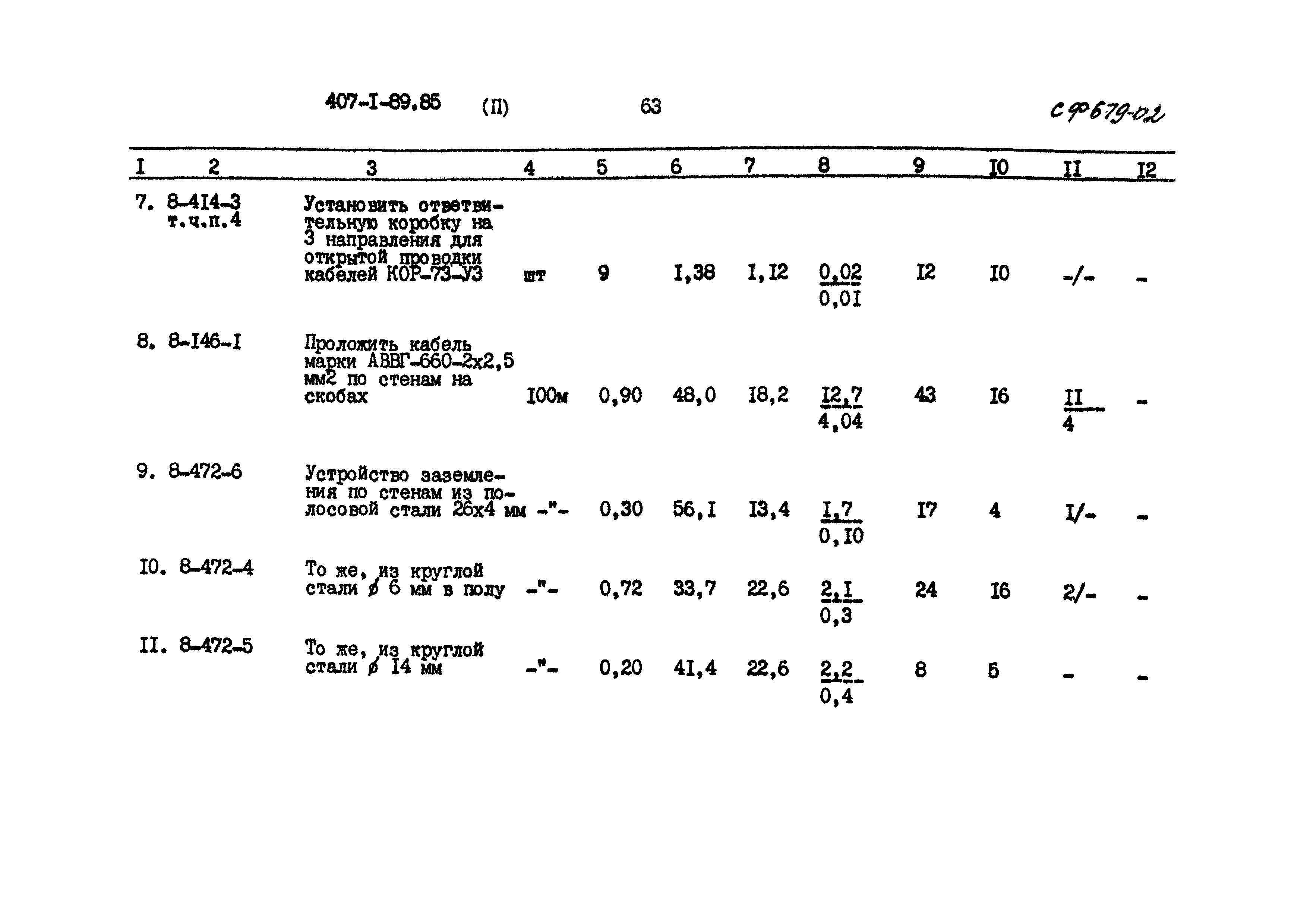 Типовой проект 407-1-89.85