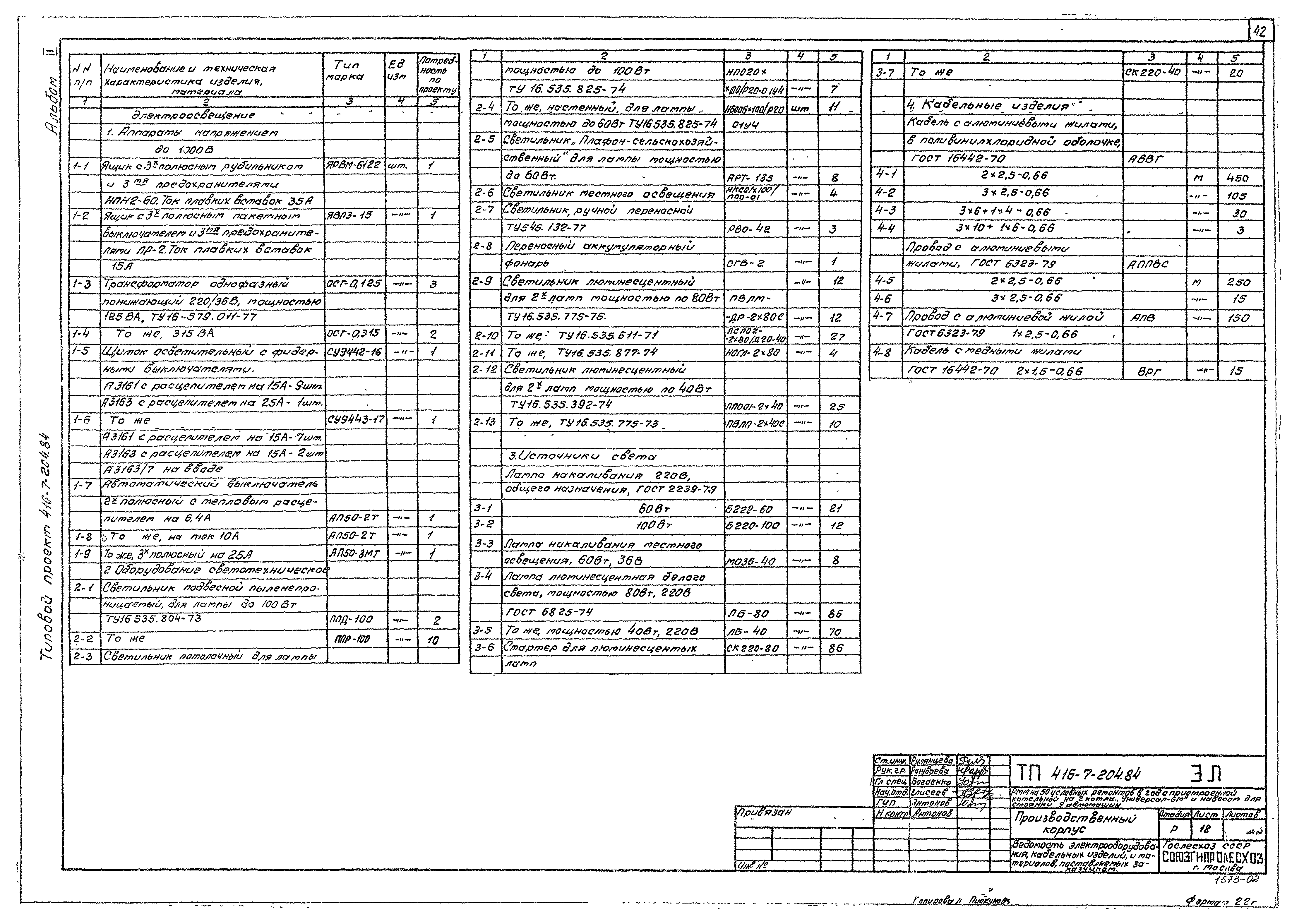 Типовой проект 416-7-204.84