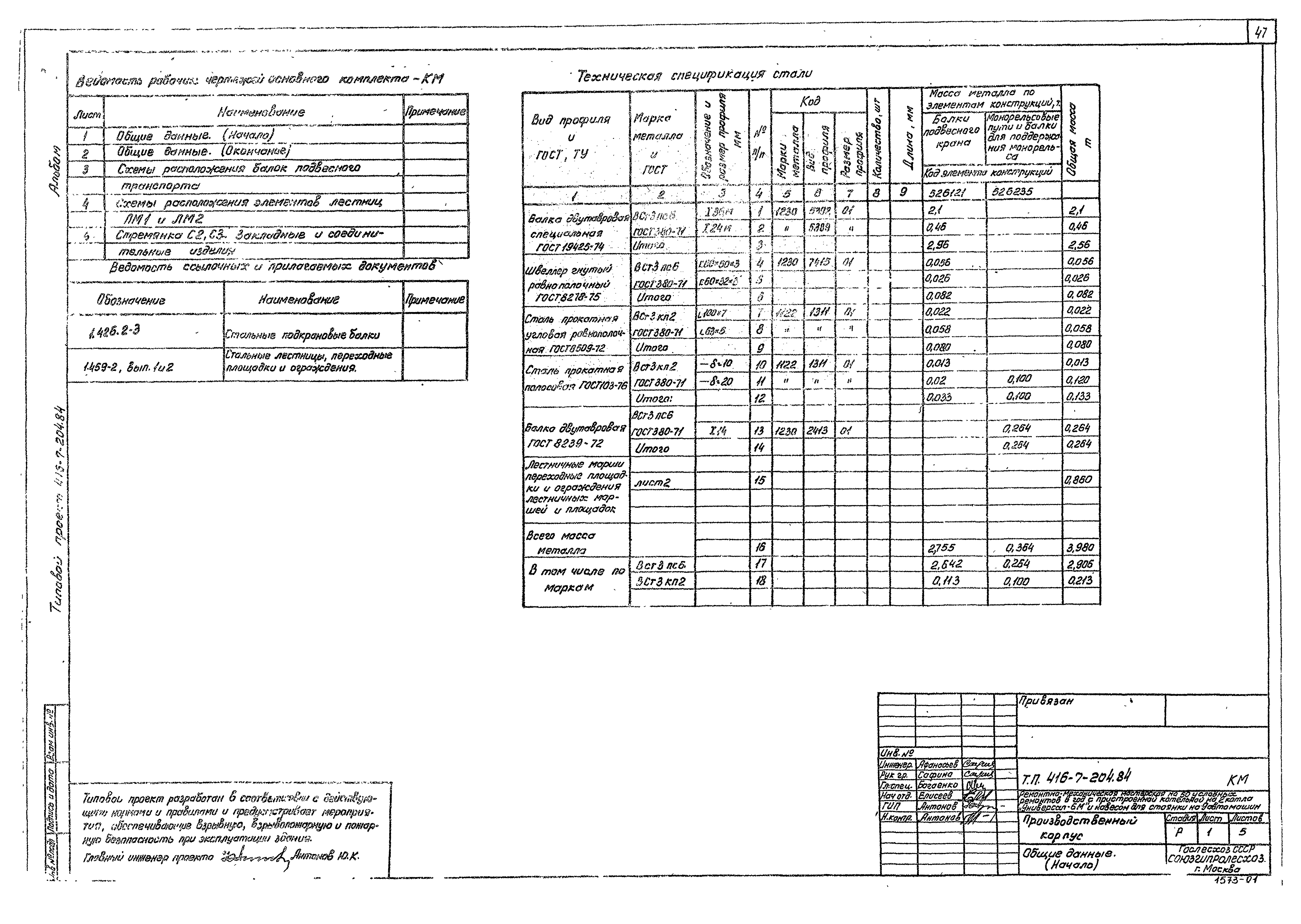 Типовой проект 416-7-204.84