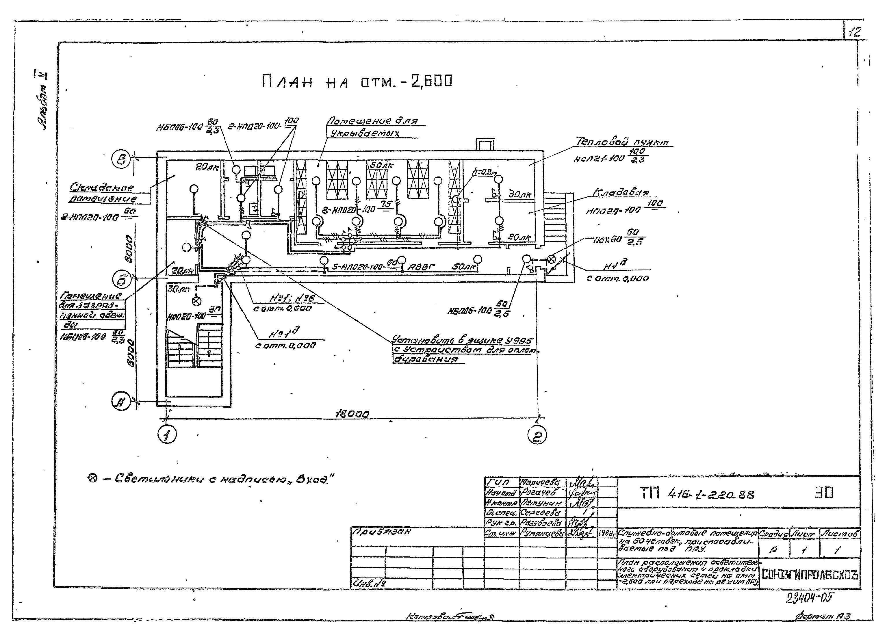 Типовой проект 416-1-220.88