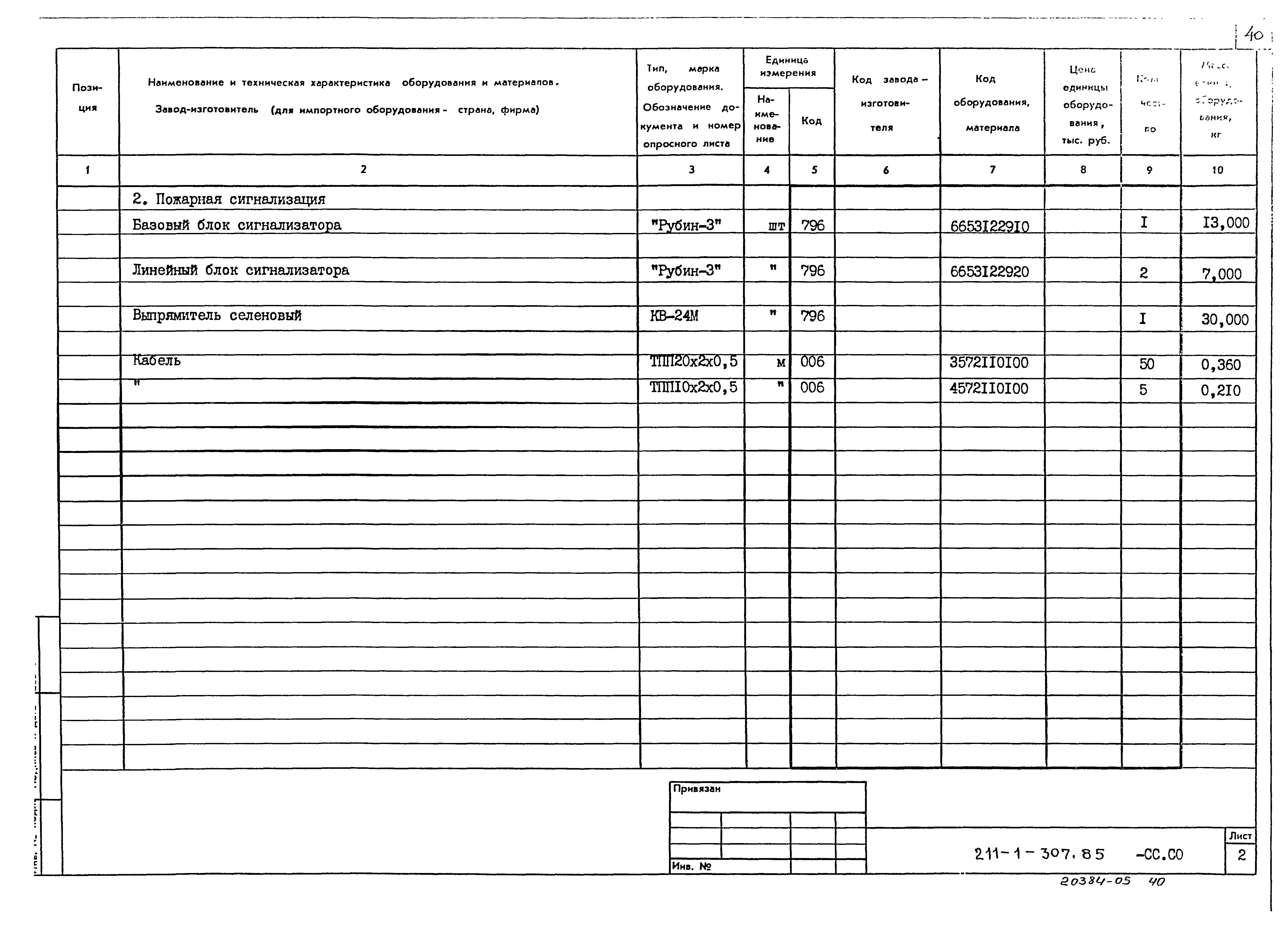 Типовой проект 211-1-307.85