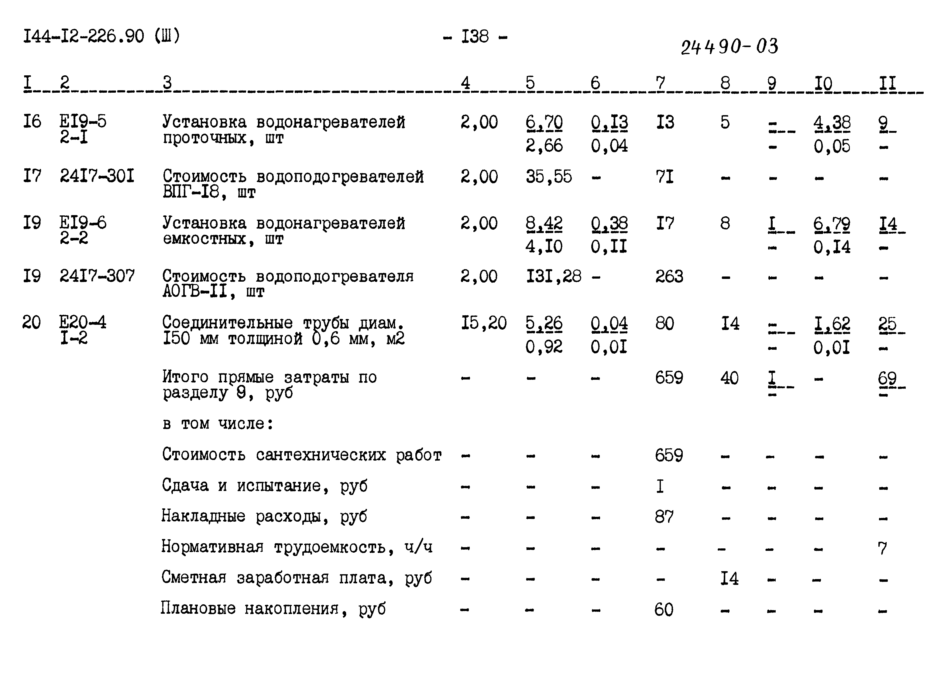 Типовой проект 144-12-226.90