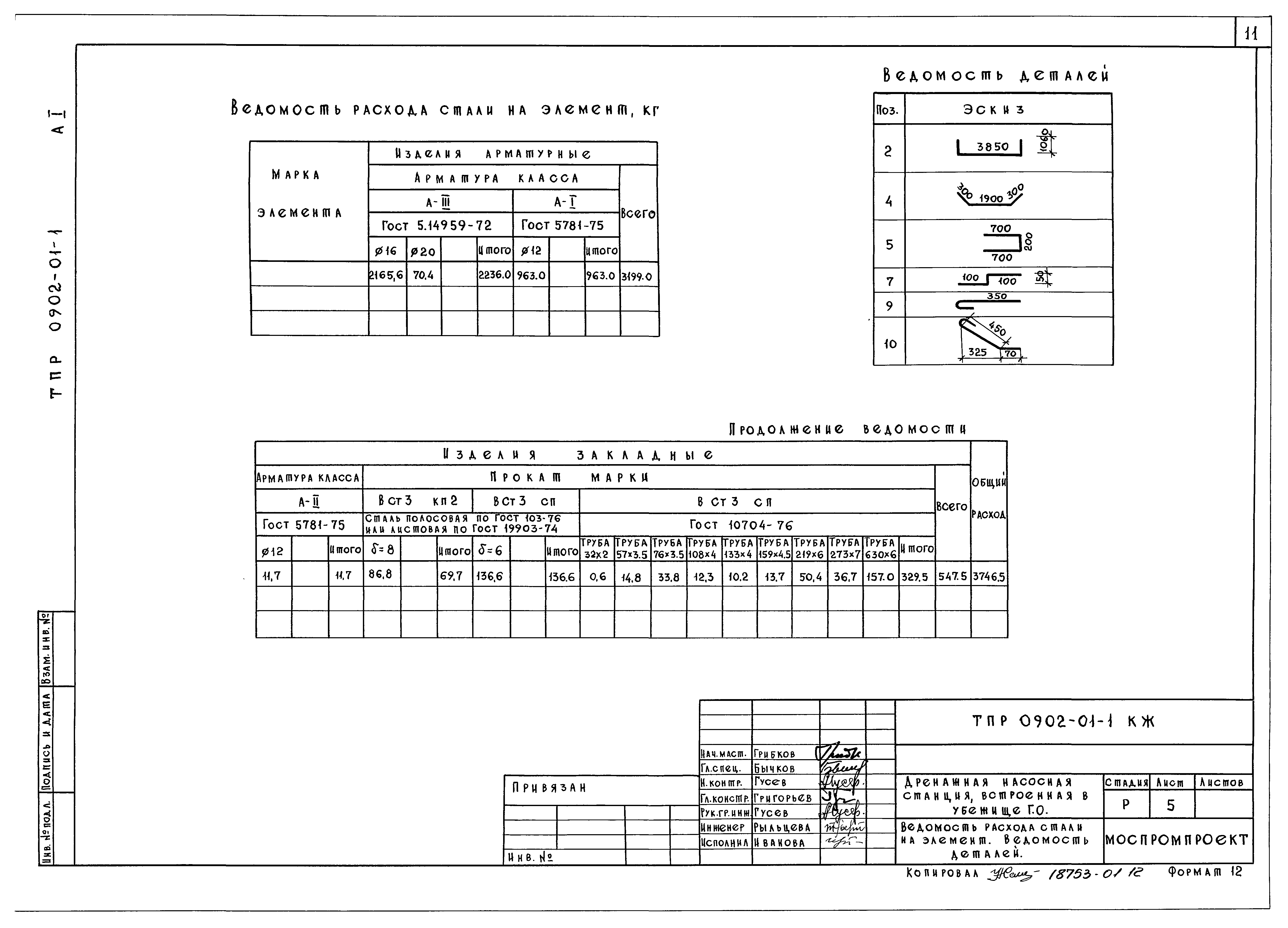 Типовые проектные решения 0902-01-1
