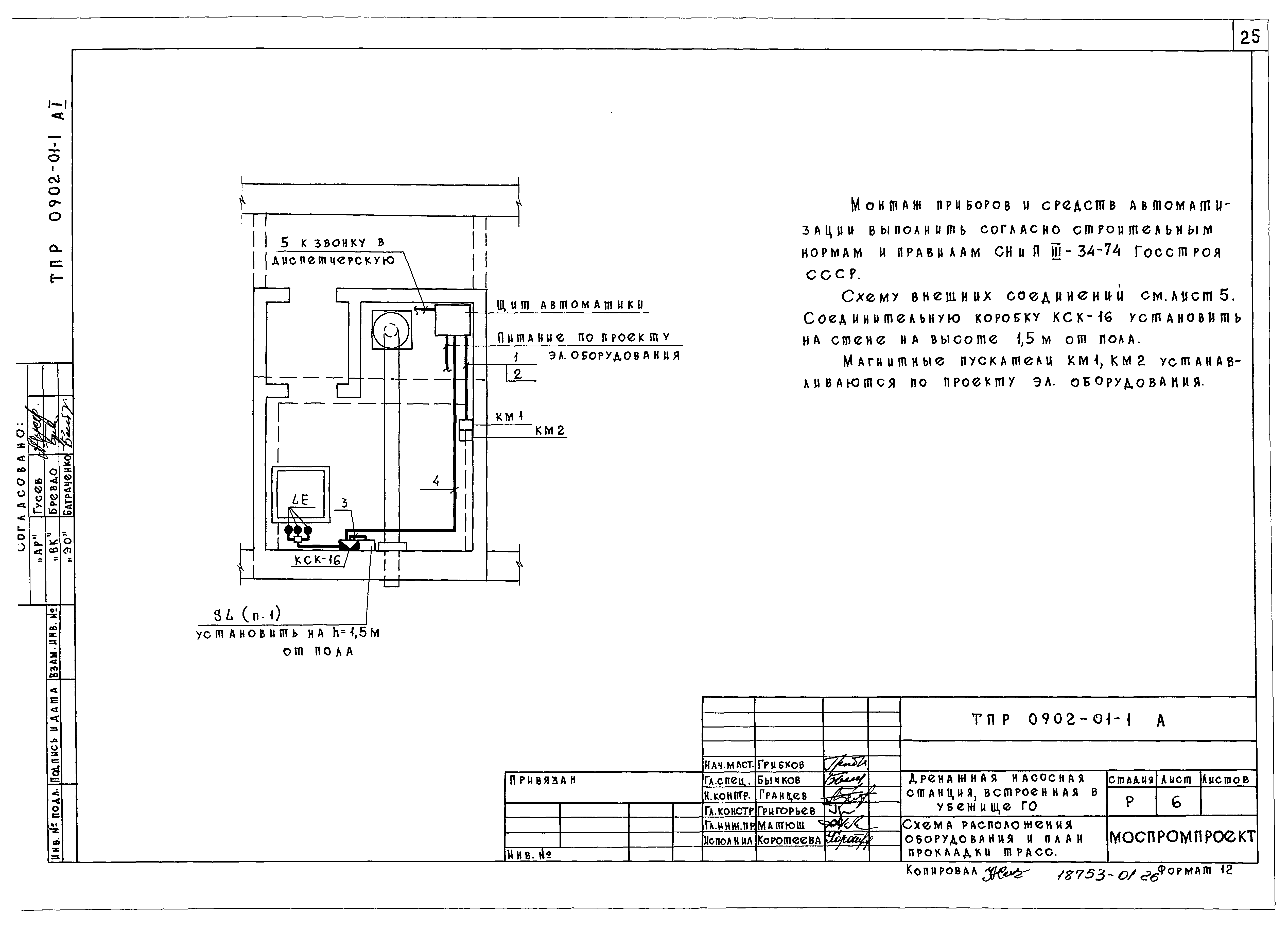 Типовые проектные решения 0902-01-1