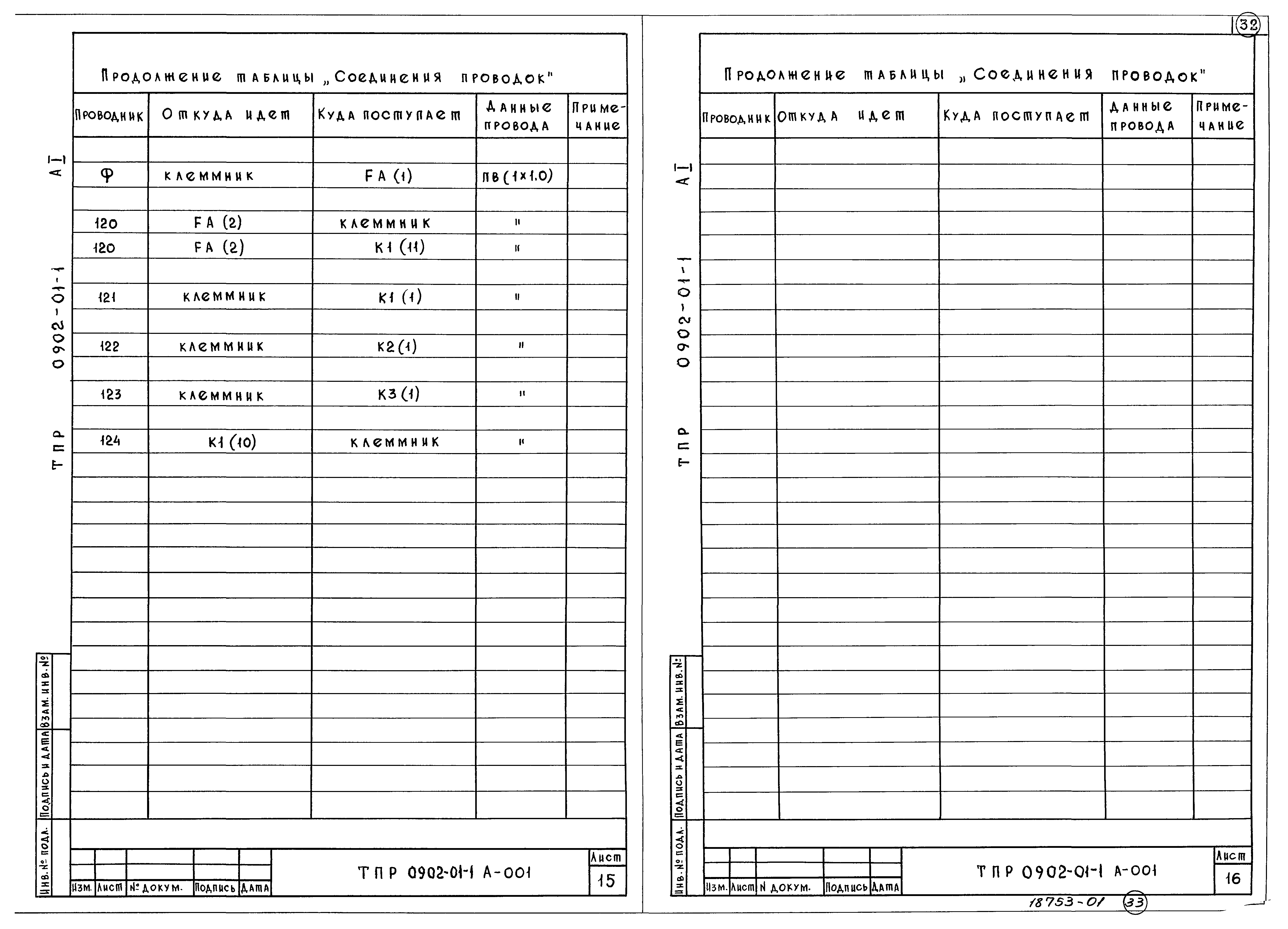 Типовые проектные решения 0902-01-1