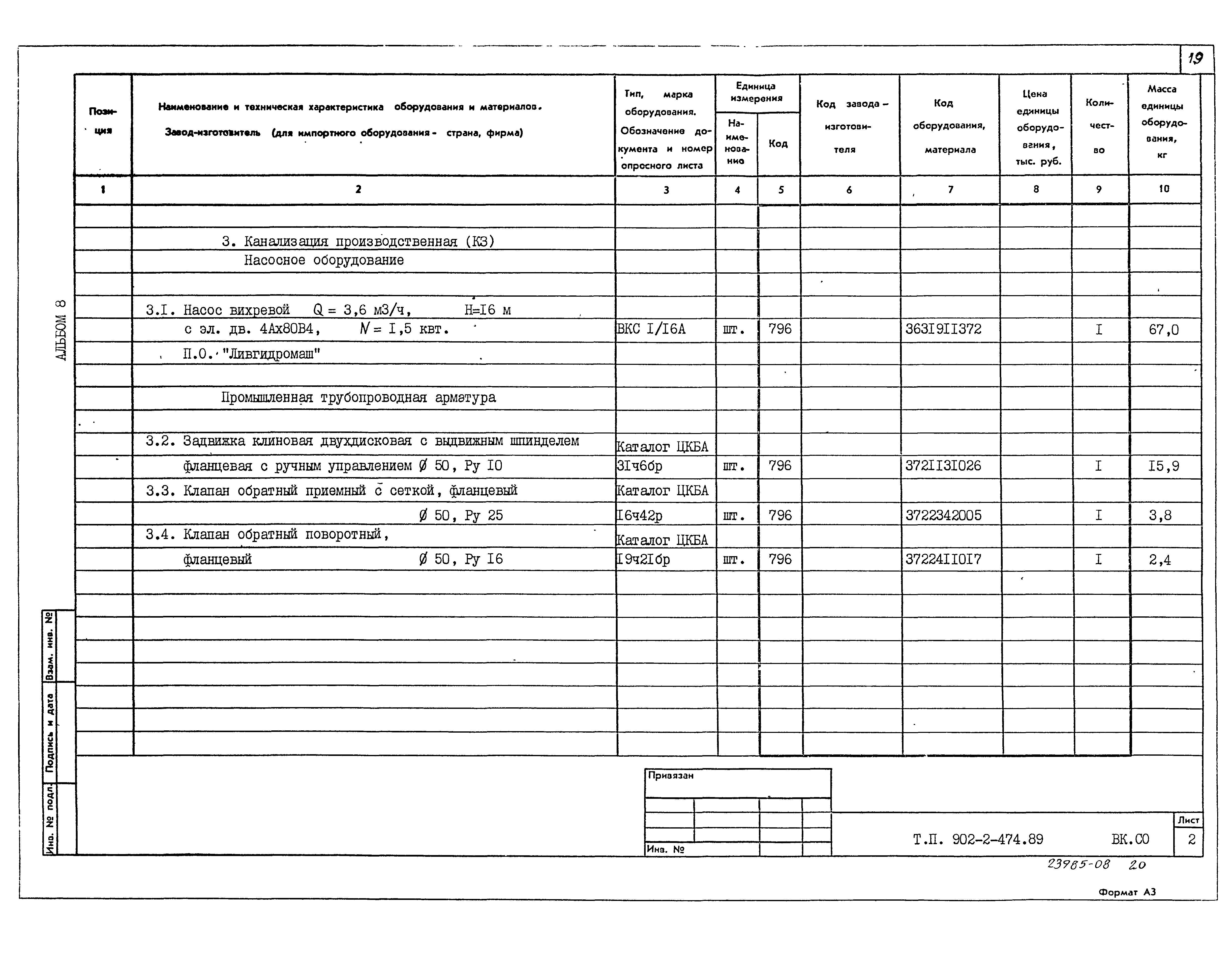 Типовой проект 902-2-474.89