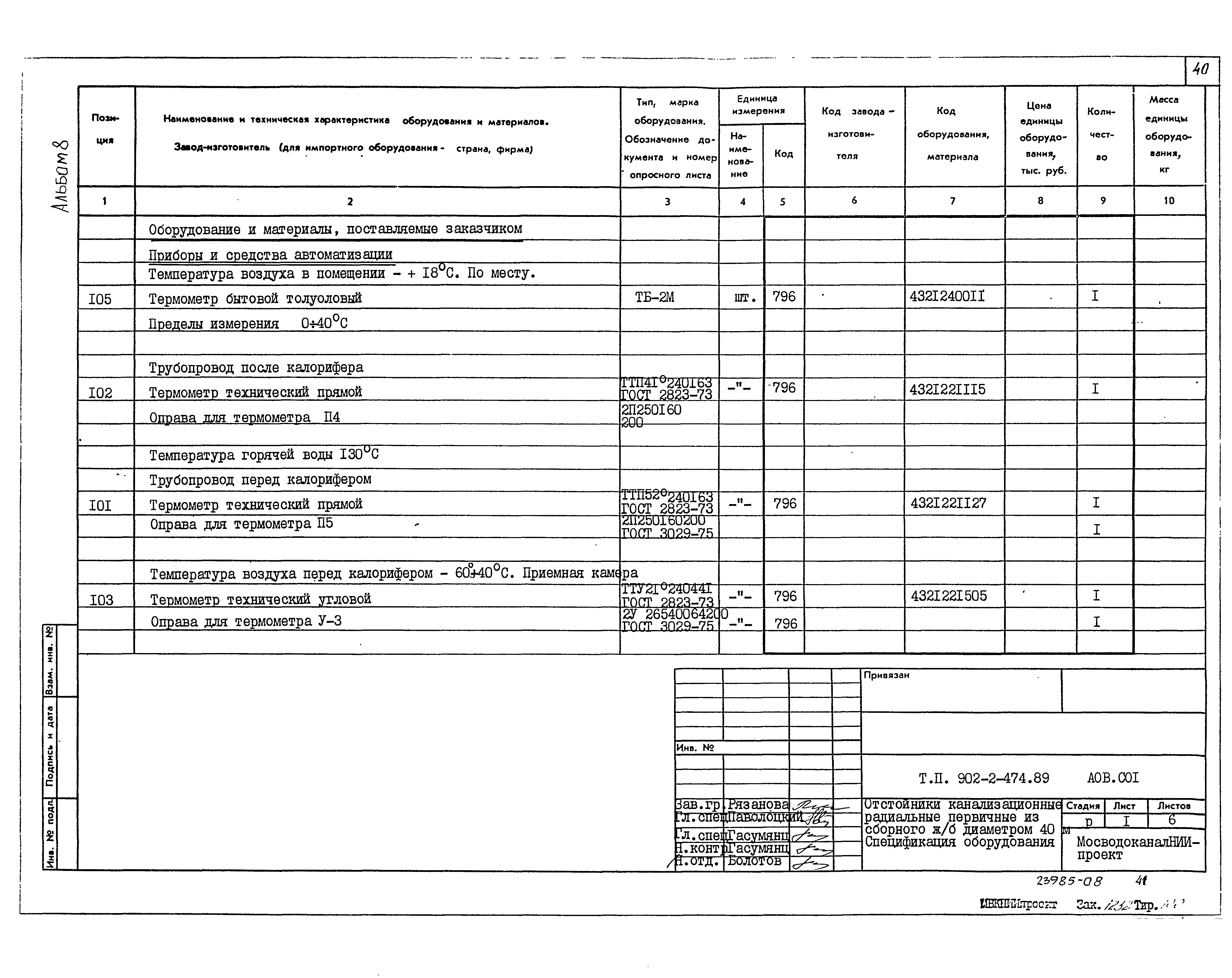 Типовой проект 902-2-474.89