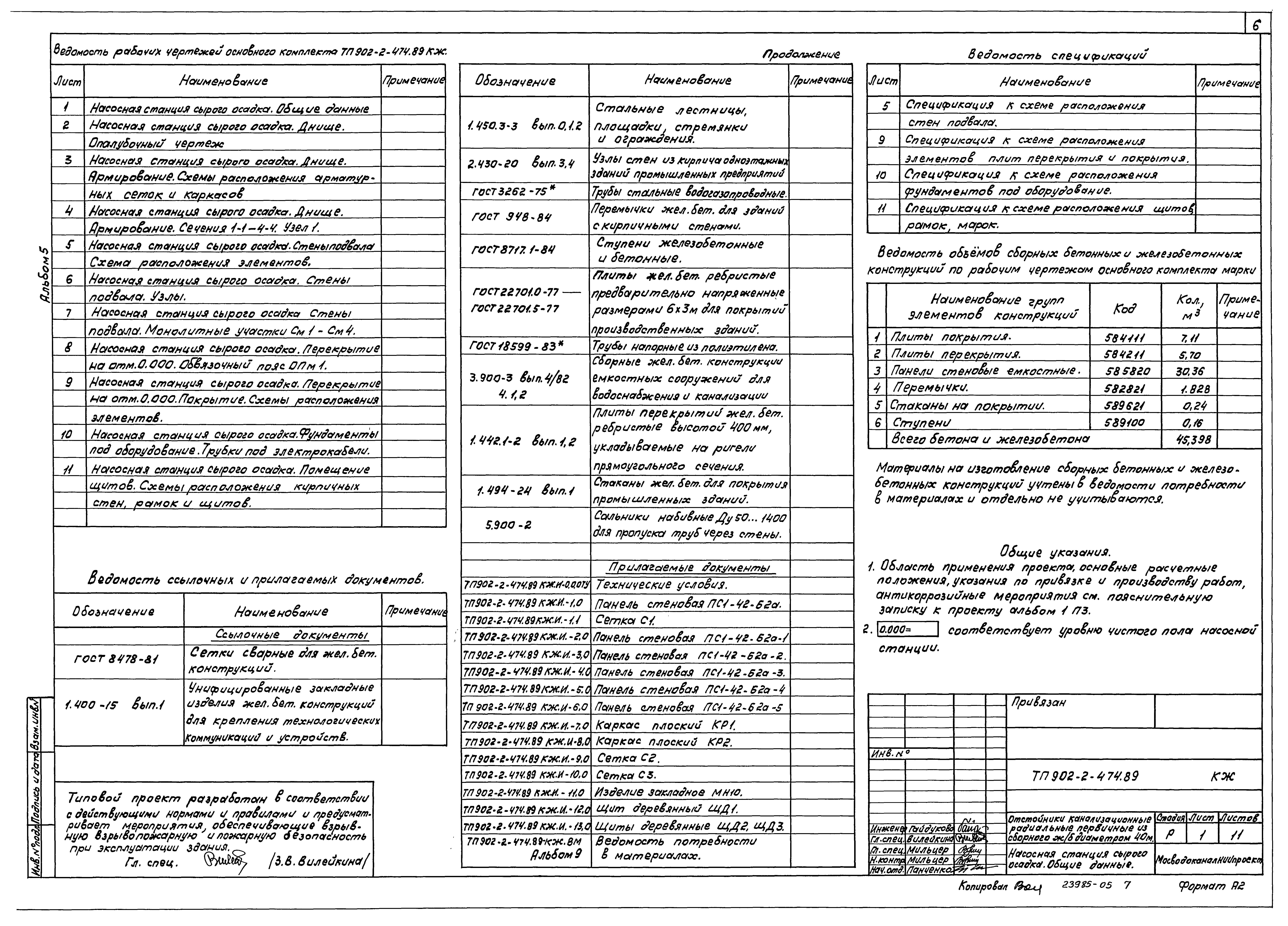 Типовой проект 902-2-474.89