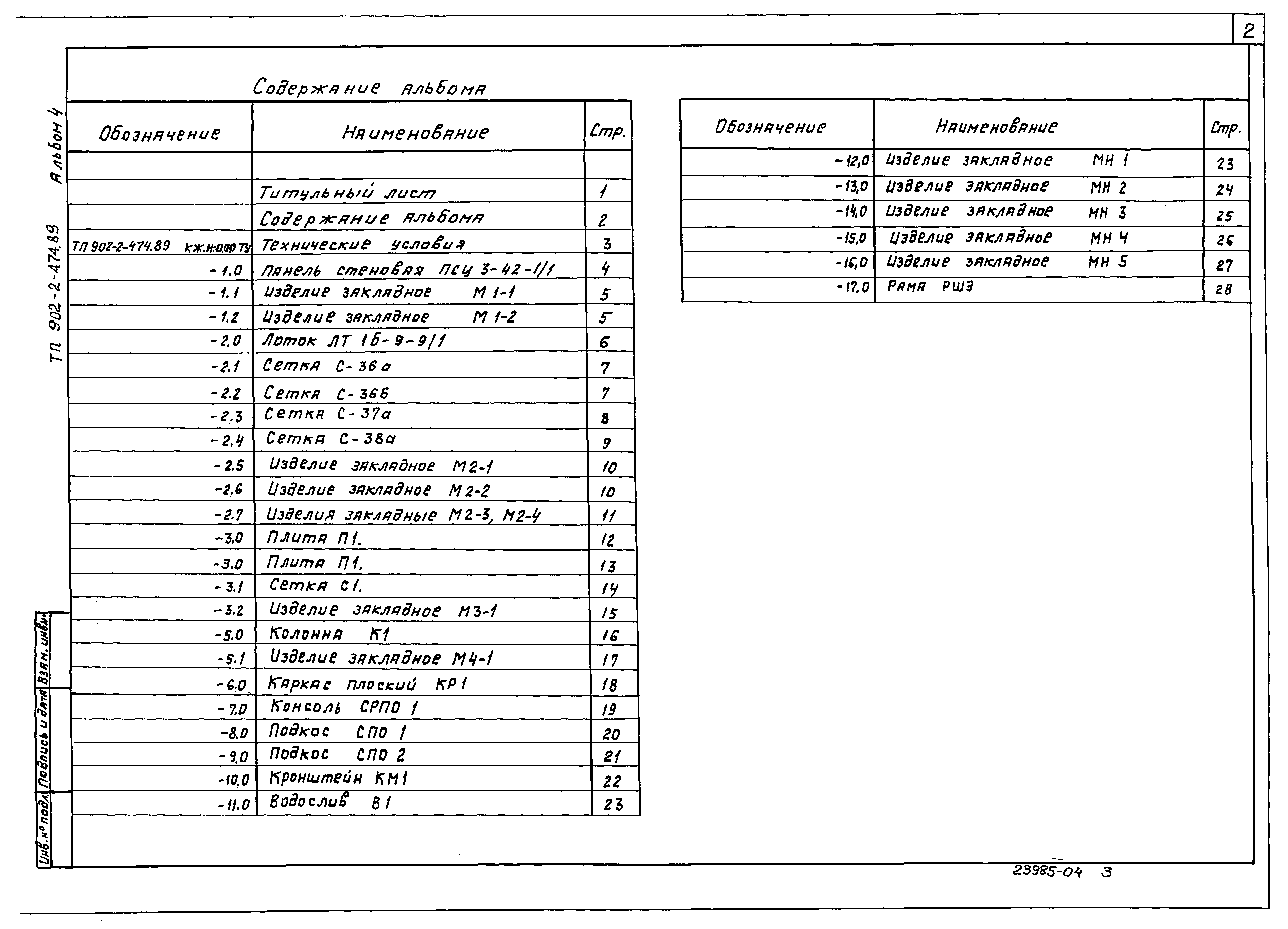 Типовой проект 902-2-474.89