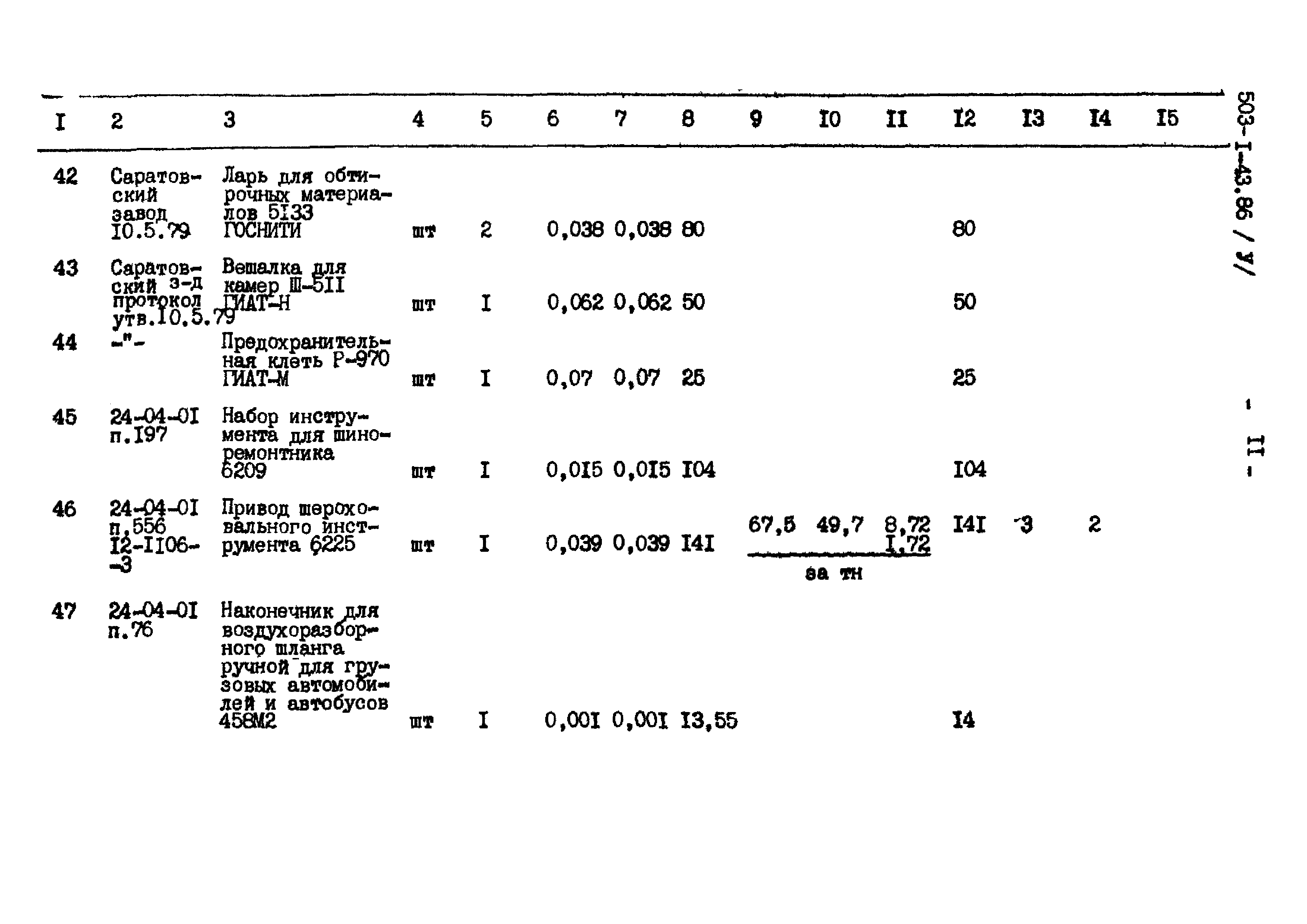Типовой проект 503-1-43.86