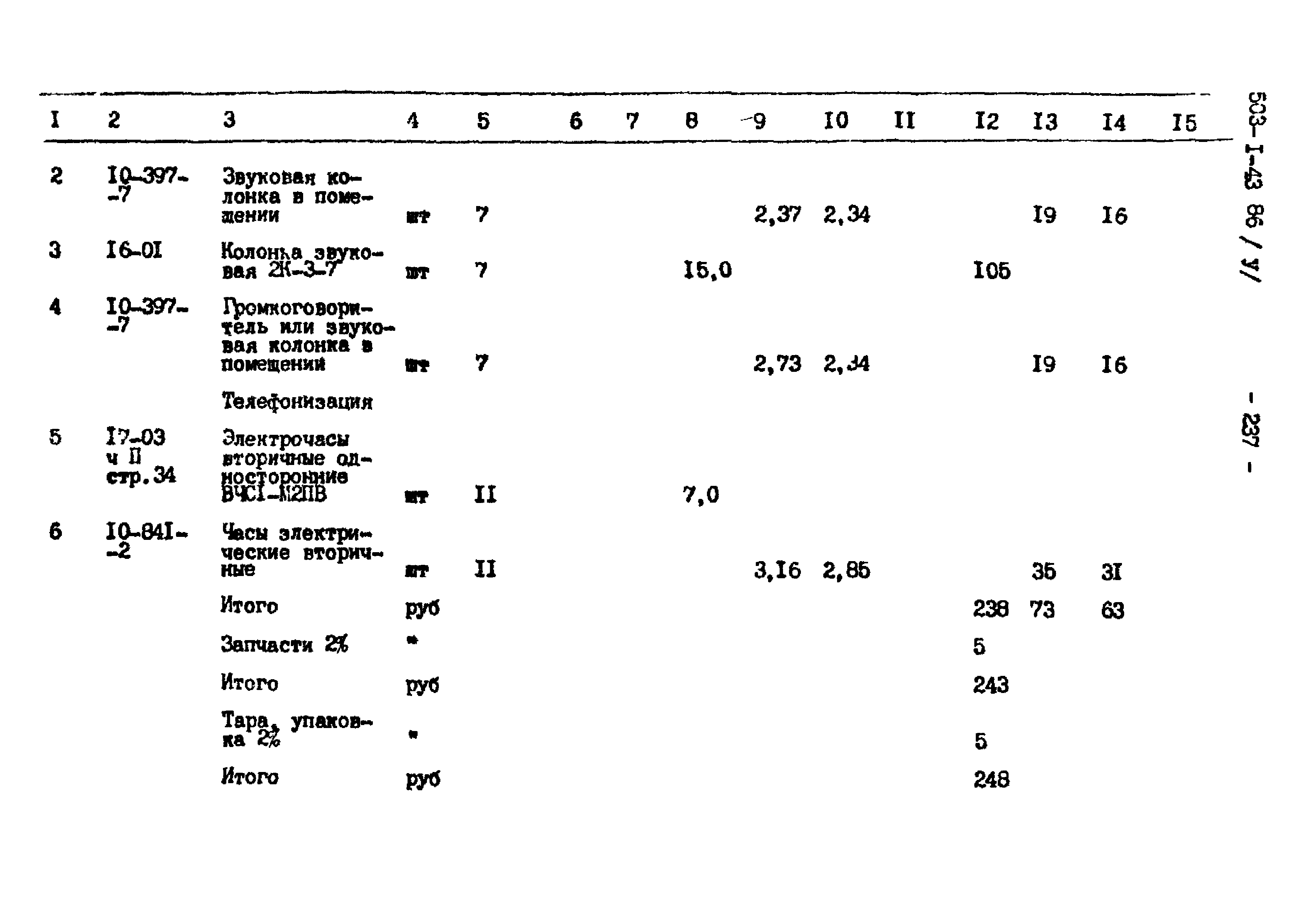 Типовой проект 503-1-43.86