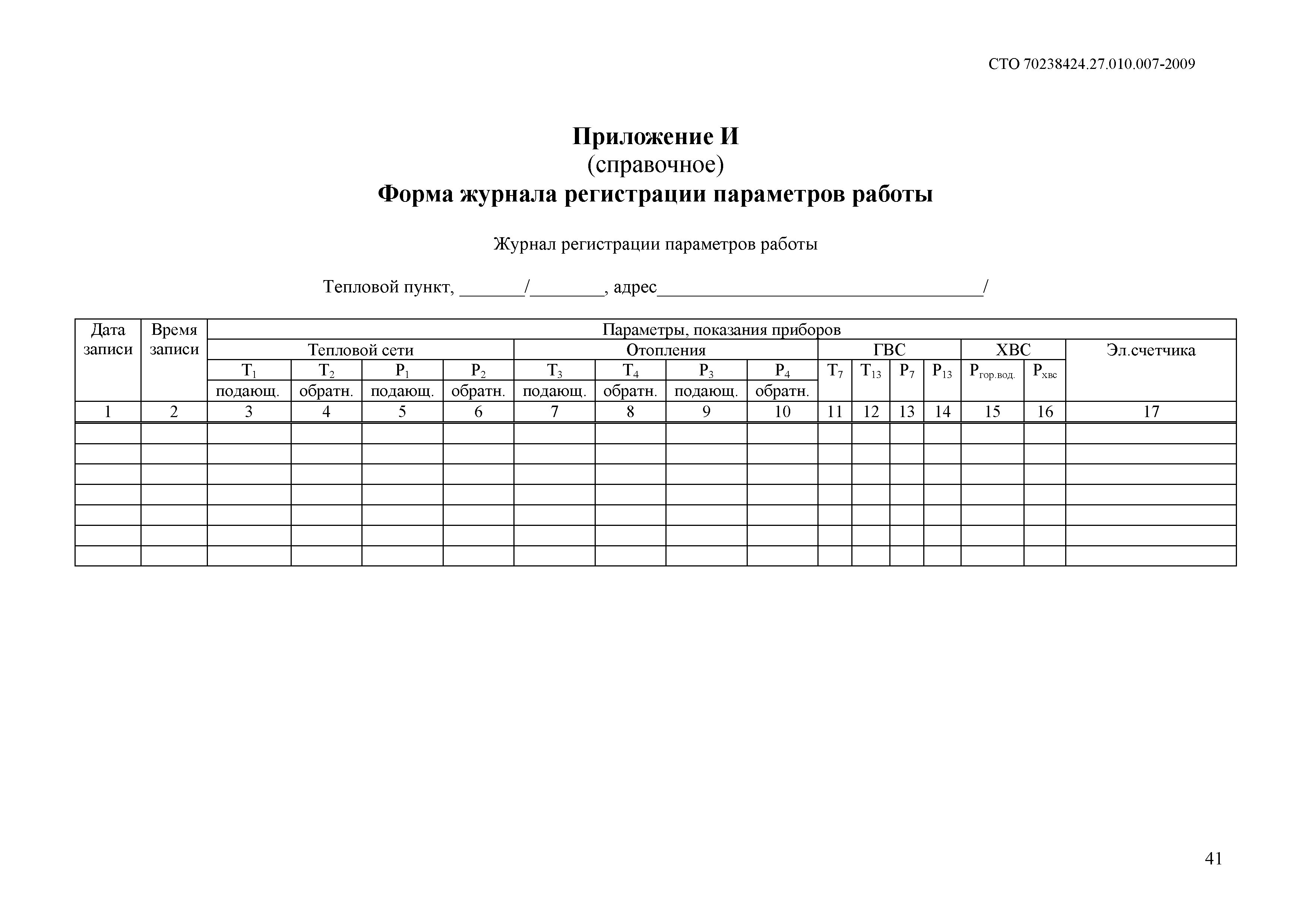 Регламент технического обслуживания ИТП