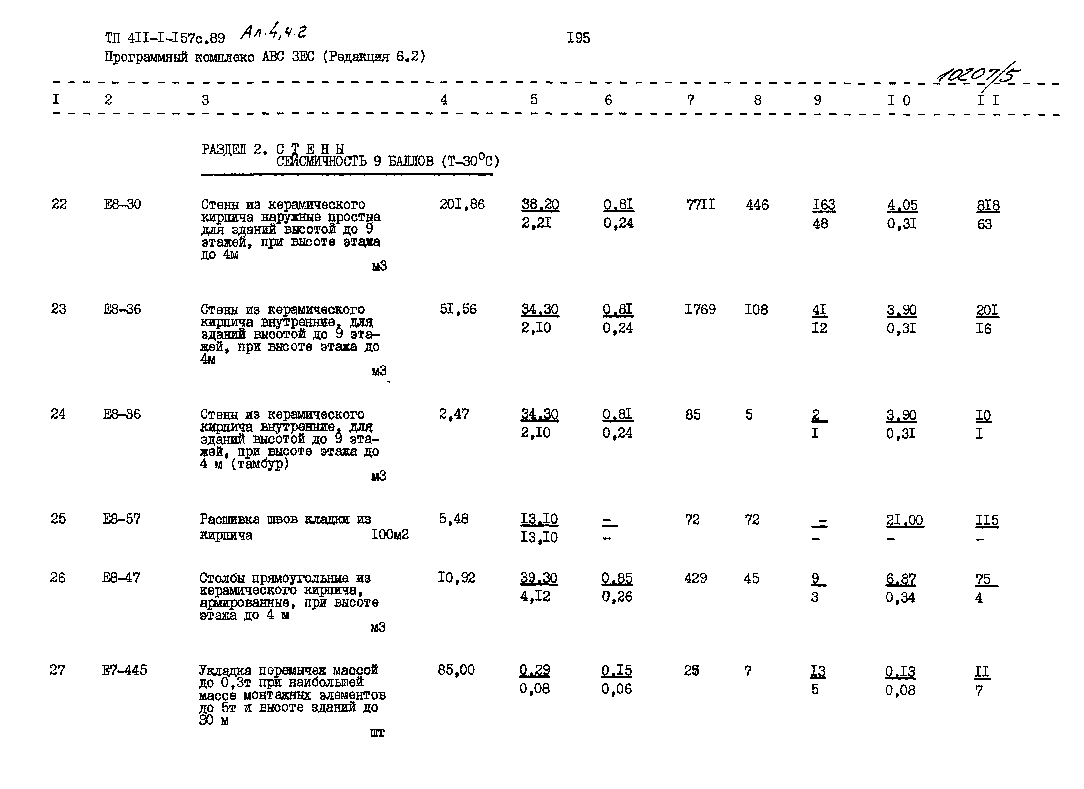 Типовой проект 411-1-157с.89